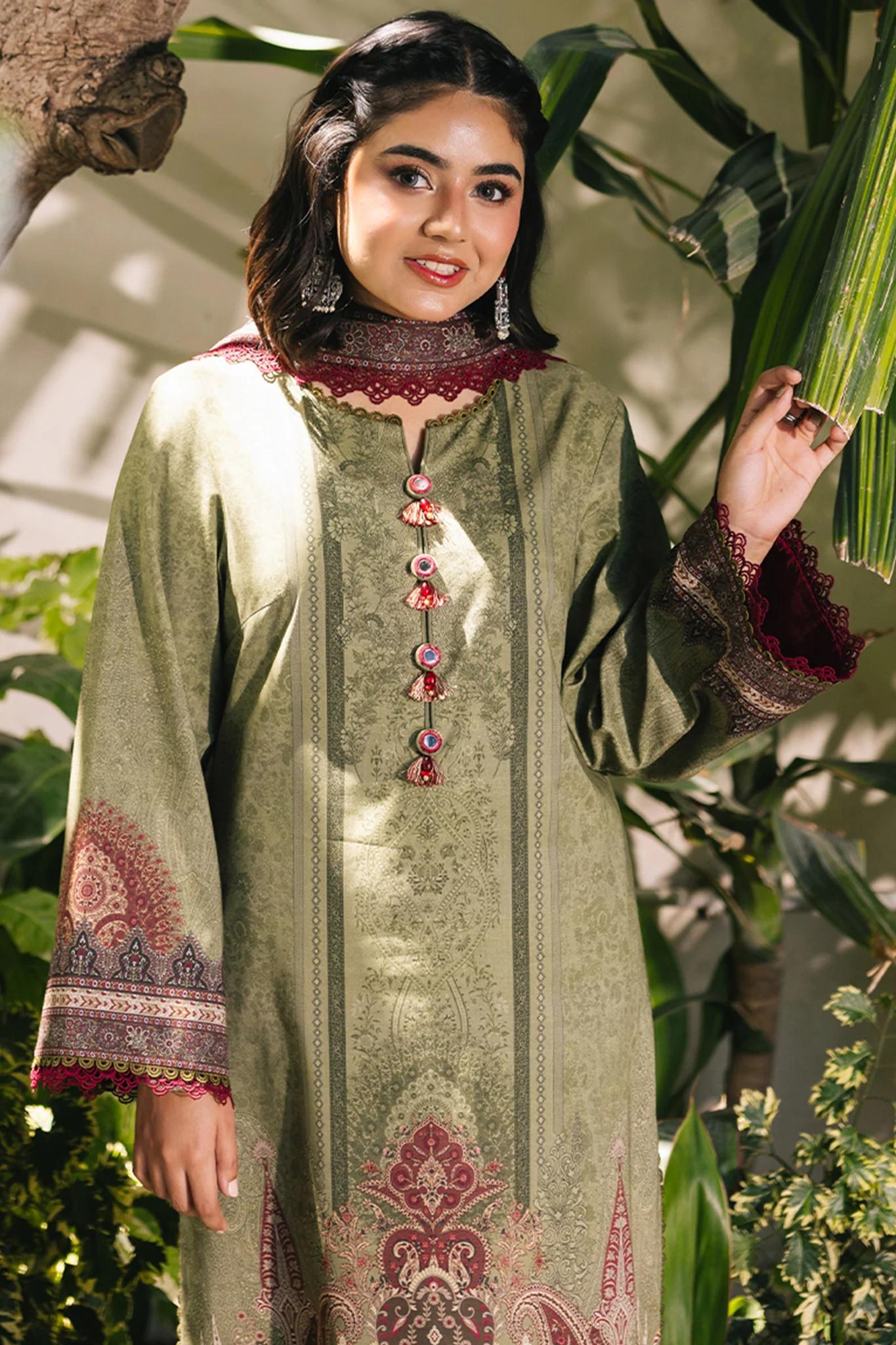 Asim Jofa Prints Unstitched 3 Piece Digital Lawn Vol-04 Suit-AJGB-15 - Image 2