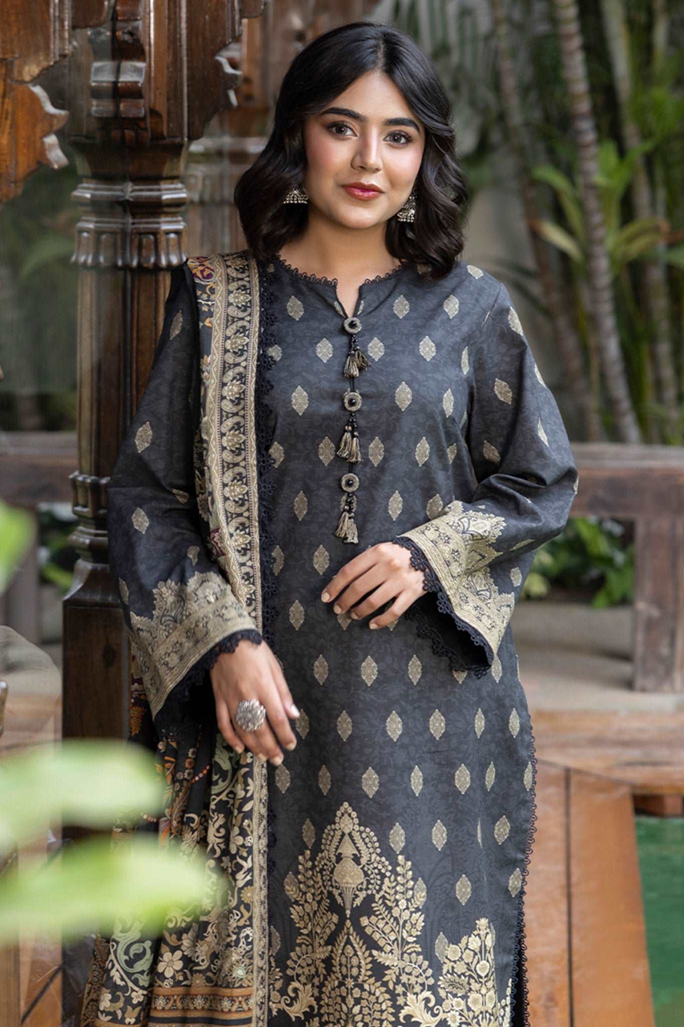 Asim Jofa Prints Unstitched 3 Piece Digital Lawn Vol-04 Suit-AJGB-20 - Image 2