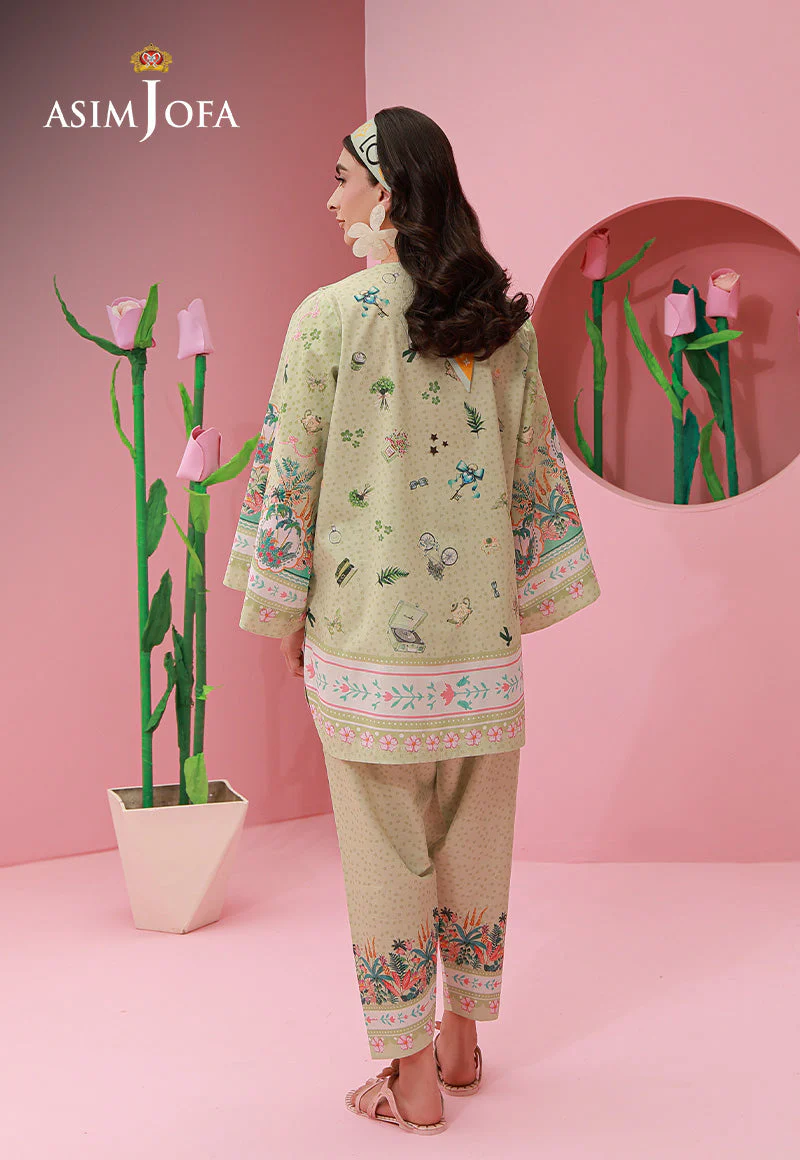Asim Jofa Stitched 2 Piece Printed Lawn Ramadan Edit-AJPB-269 - Image 5