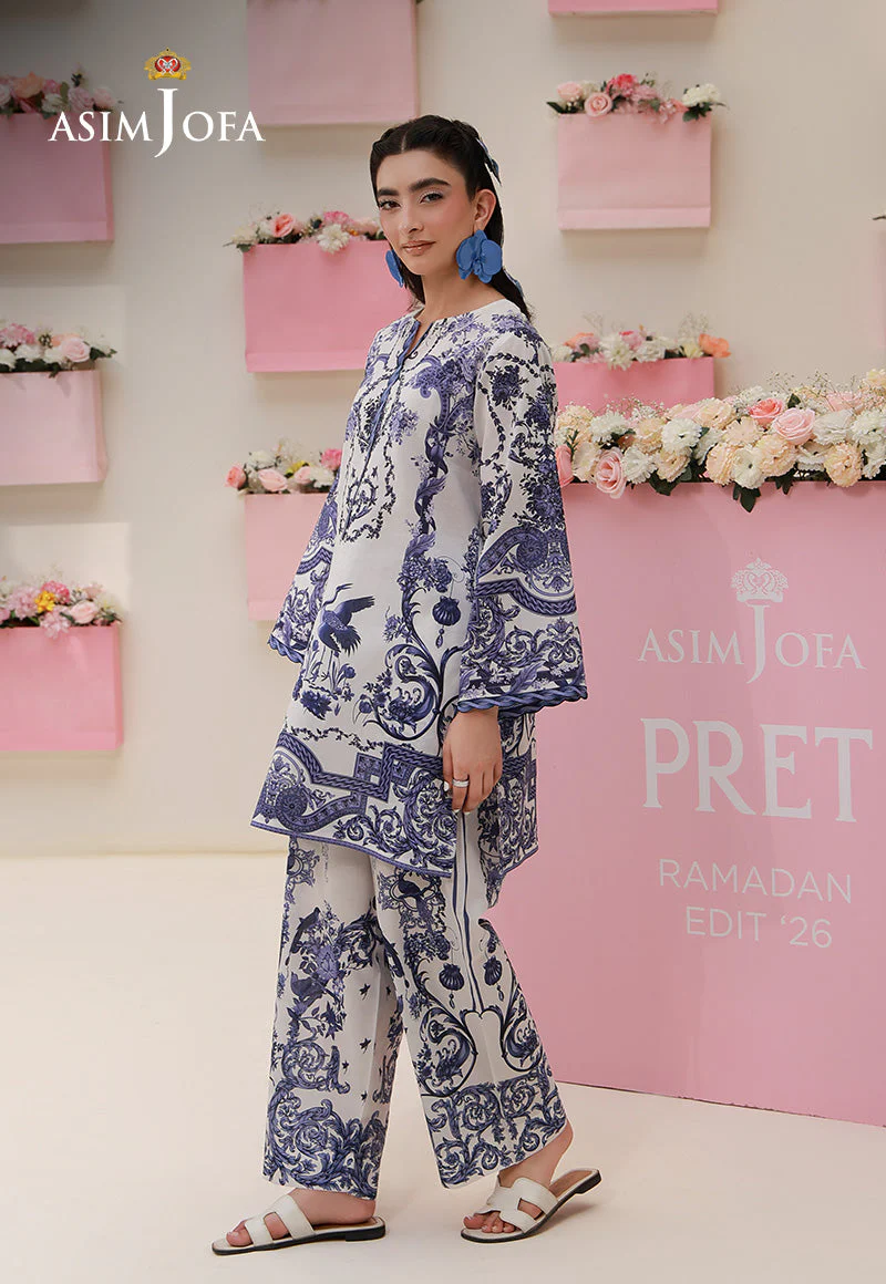 Asim Jofa Stitched 2 Piece Printed Lawn Ramadan Edit-AJPB-274 - Image 3