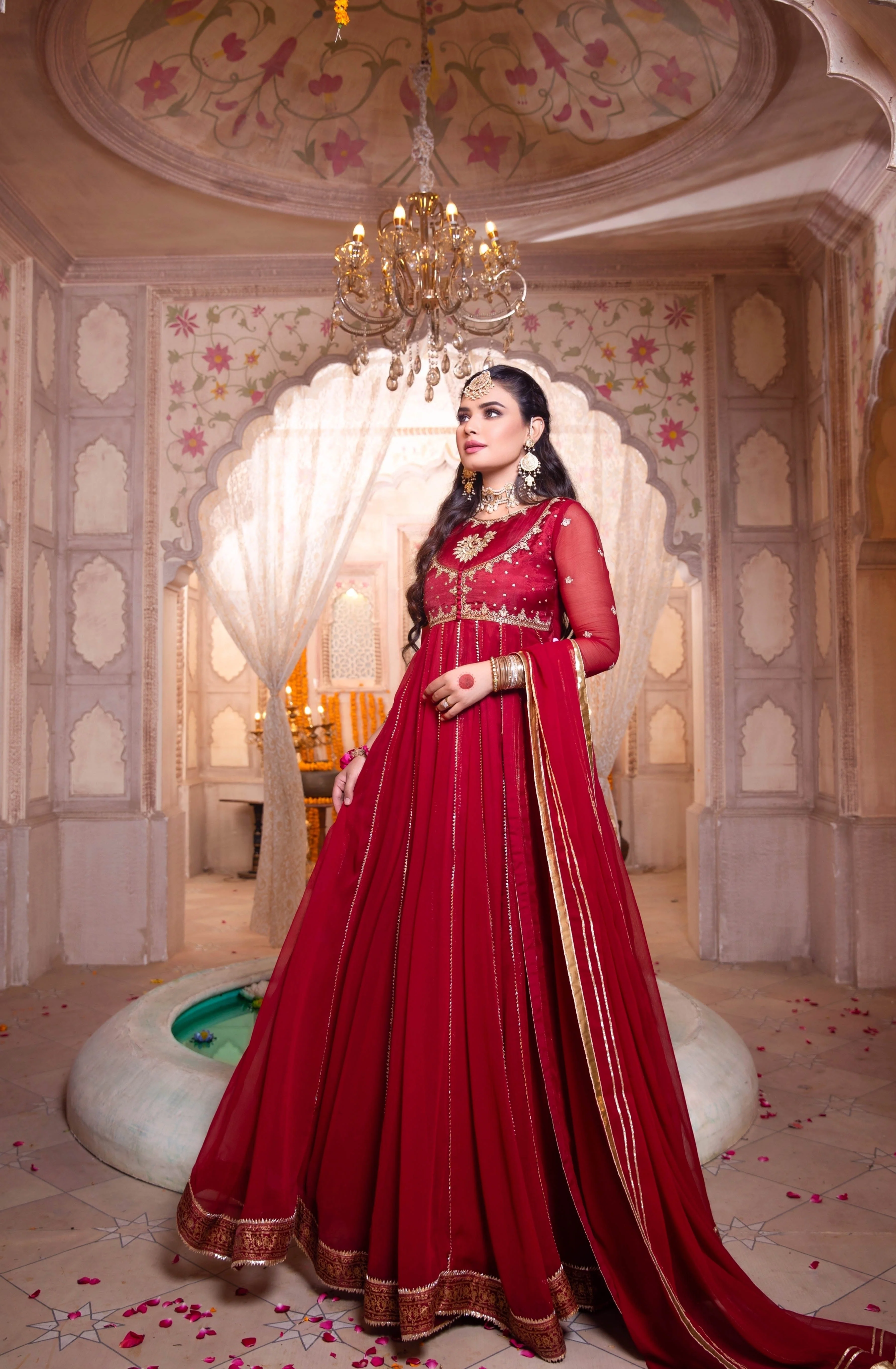 Kalidaar Frocks By Asma & Sidra Stitched Formals Suit-Anar-Kali - Image 2
