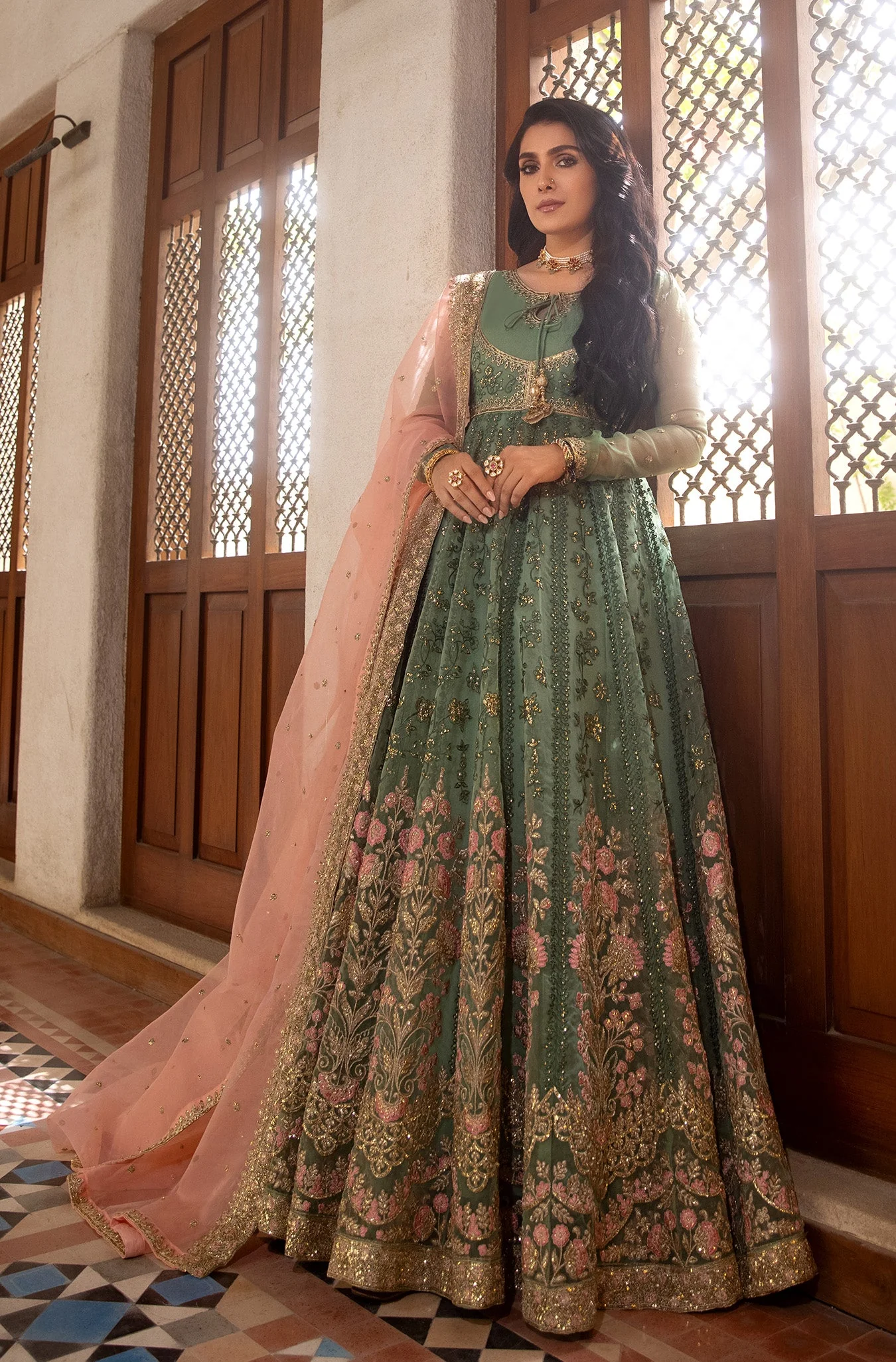 The Royal Chapter By Asma & Sidra Stitched Formals Suit-Angelina - Image 3