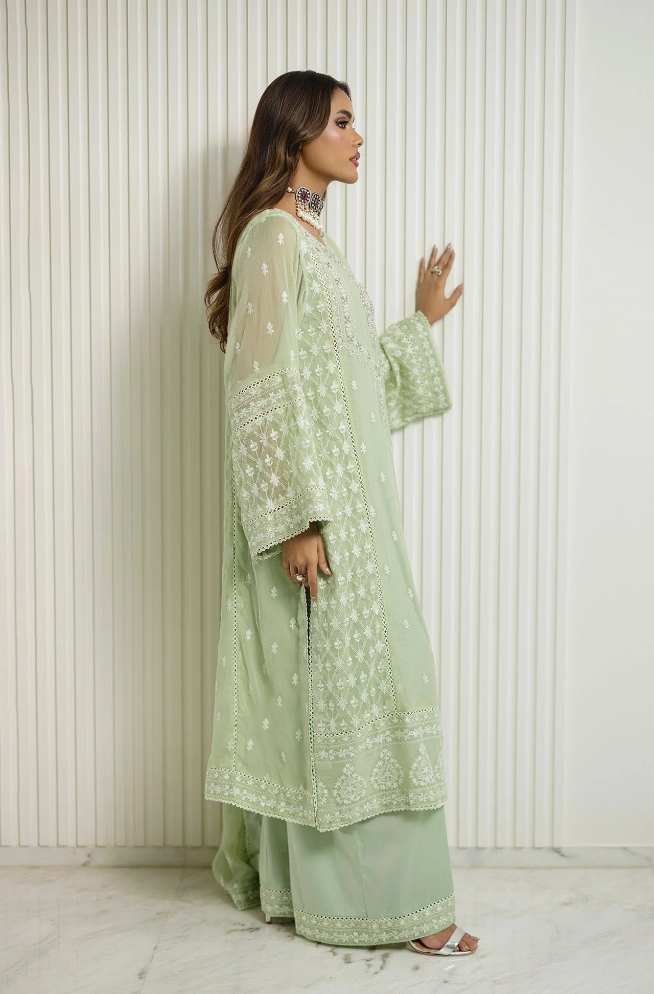 Pastel Aesthetics Festive By Asma & Sidra Stitched Formals Suit-GLORIA AURA - Image 4
