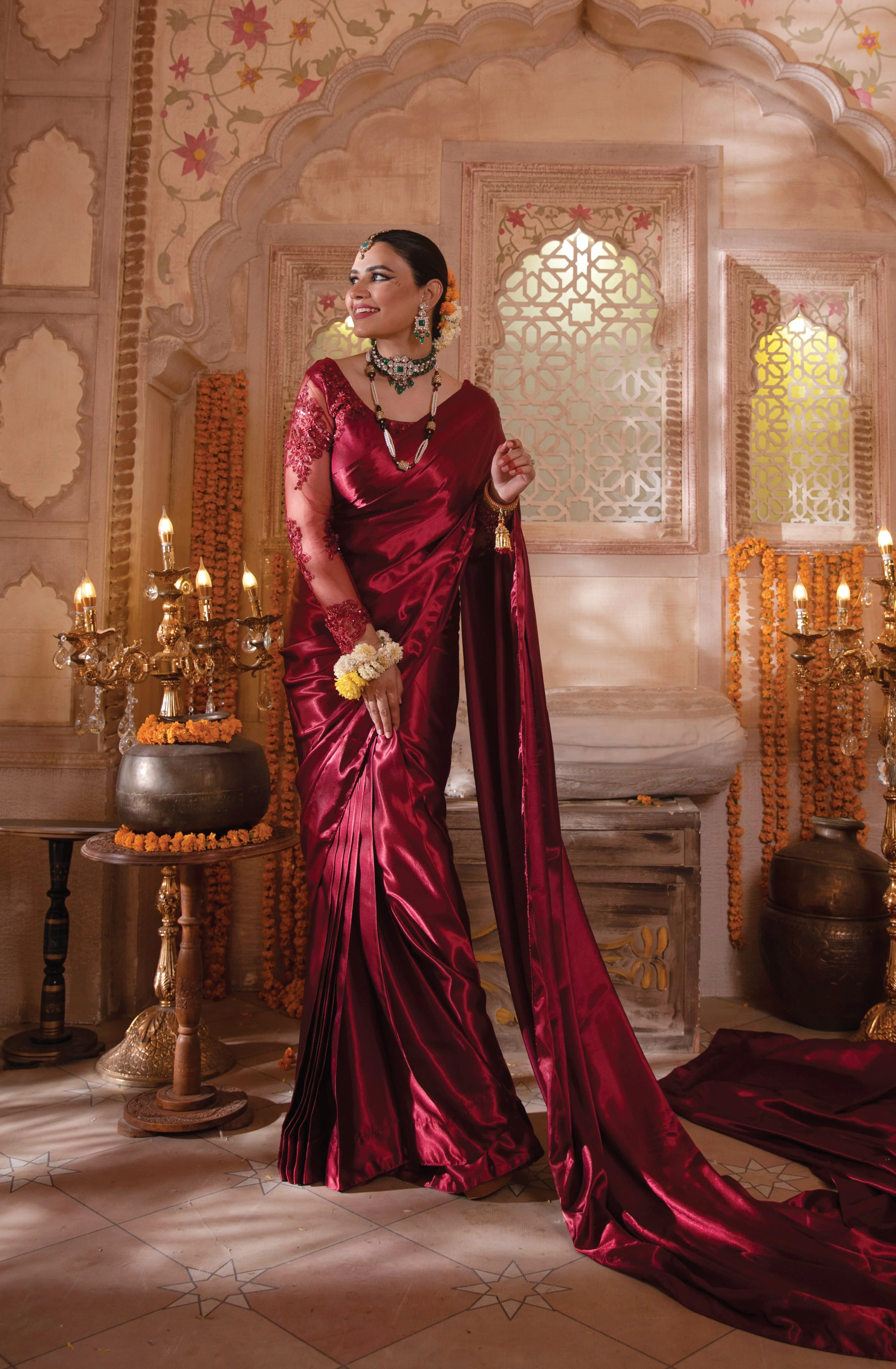 Saree By Asma & Sidra Stitched Formals Suit-JAANAM - Image 3