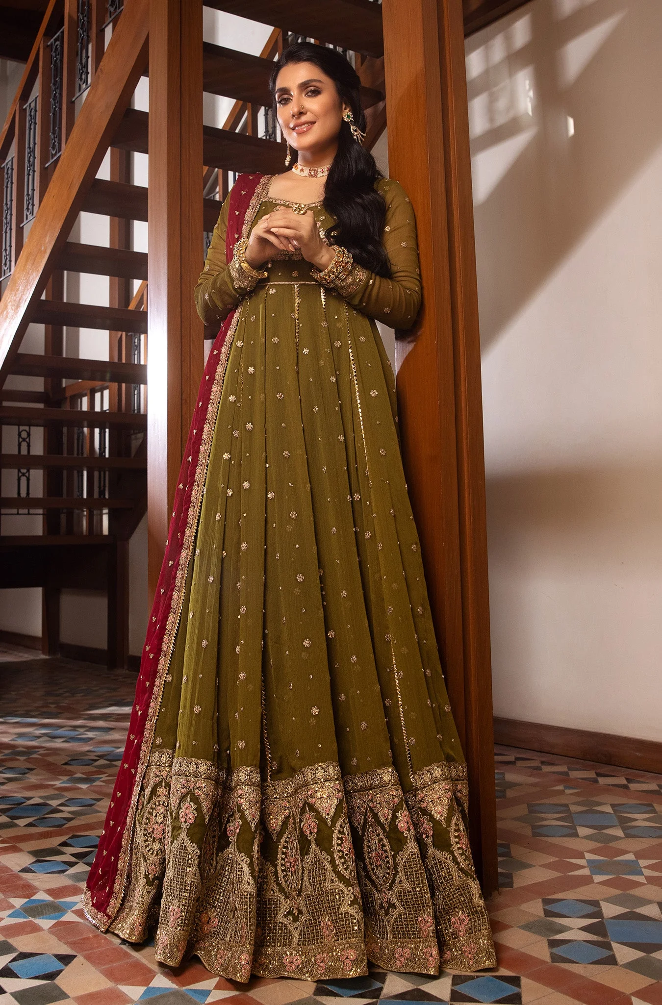 The Royal Chapter By Asma & Sidra Stitched Formals Suit-Leanna - Image 2