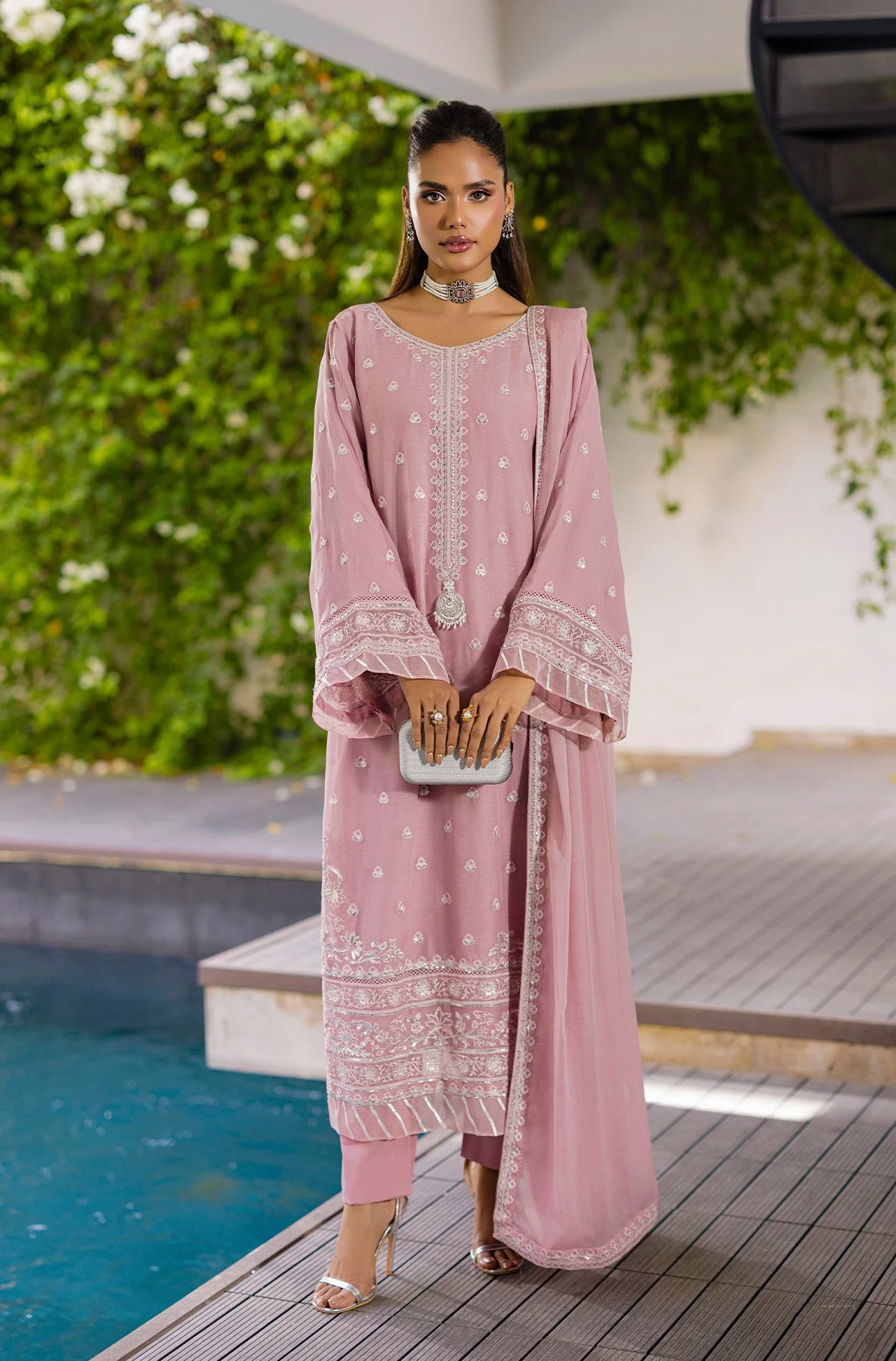 Pastel Aesthetics Festive By Asma & Sidra Stitched Formals Suit-Lily Soul