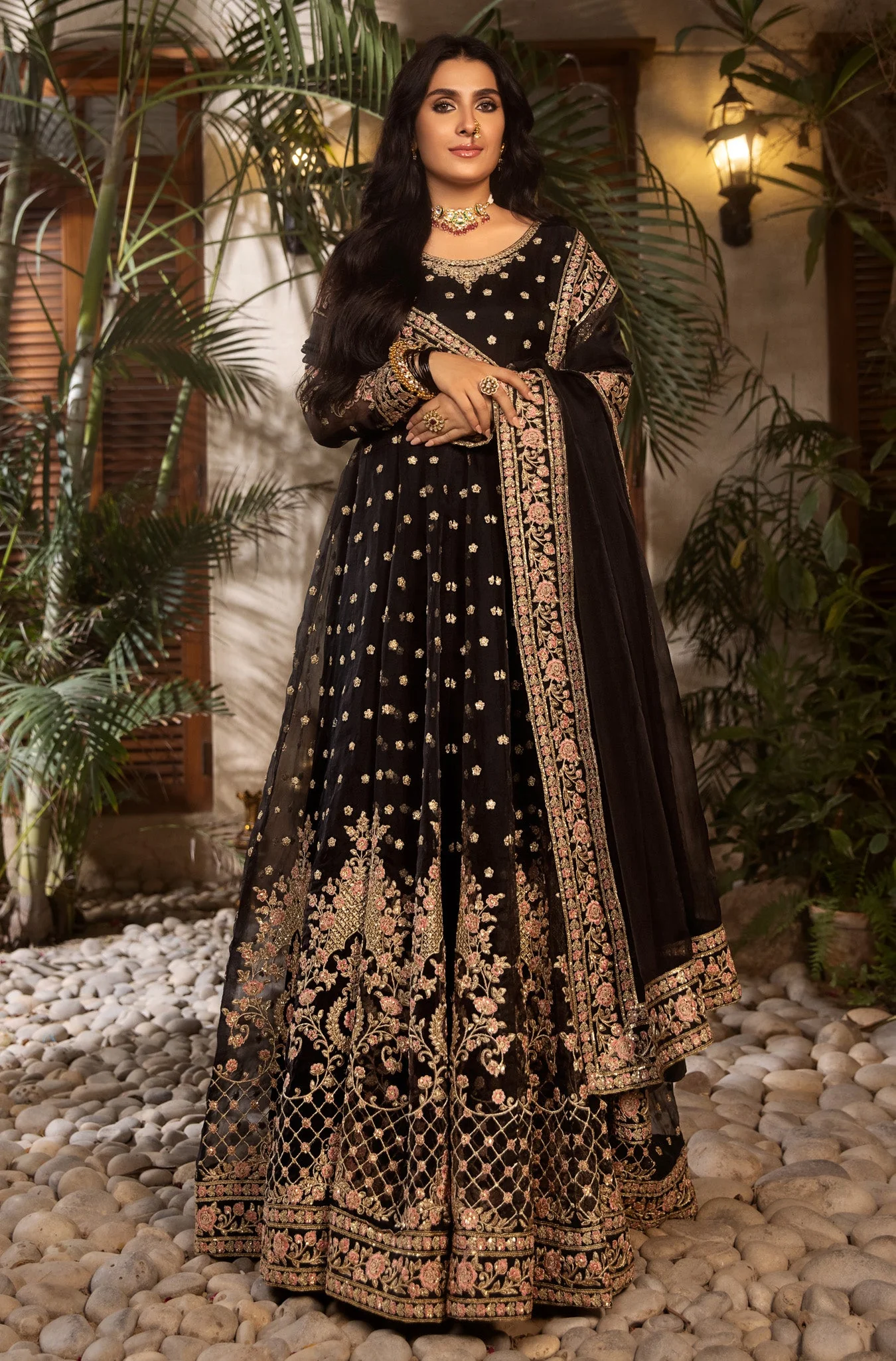 The Royal Chapter By Asma & Sidra Stitched Formals Suit-Madonna - Image 2