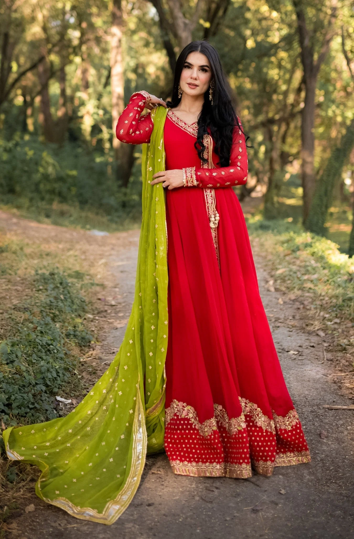 Kalidaar Frocks By Asma & Sidra Stitched Formals Suit-Nimrah Shah - Image 5