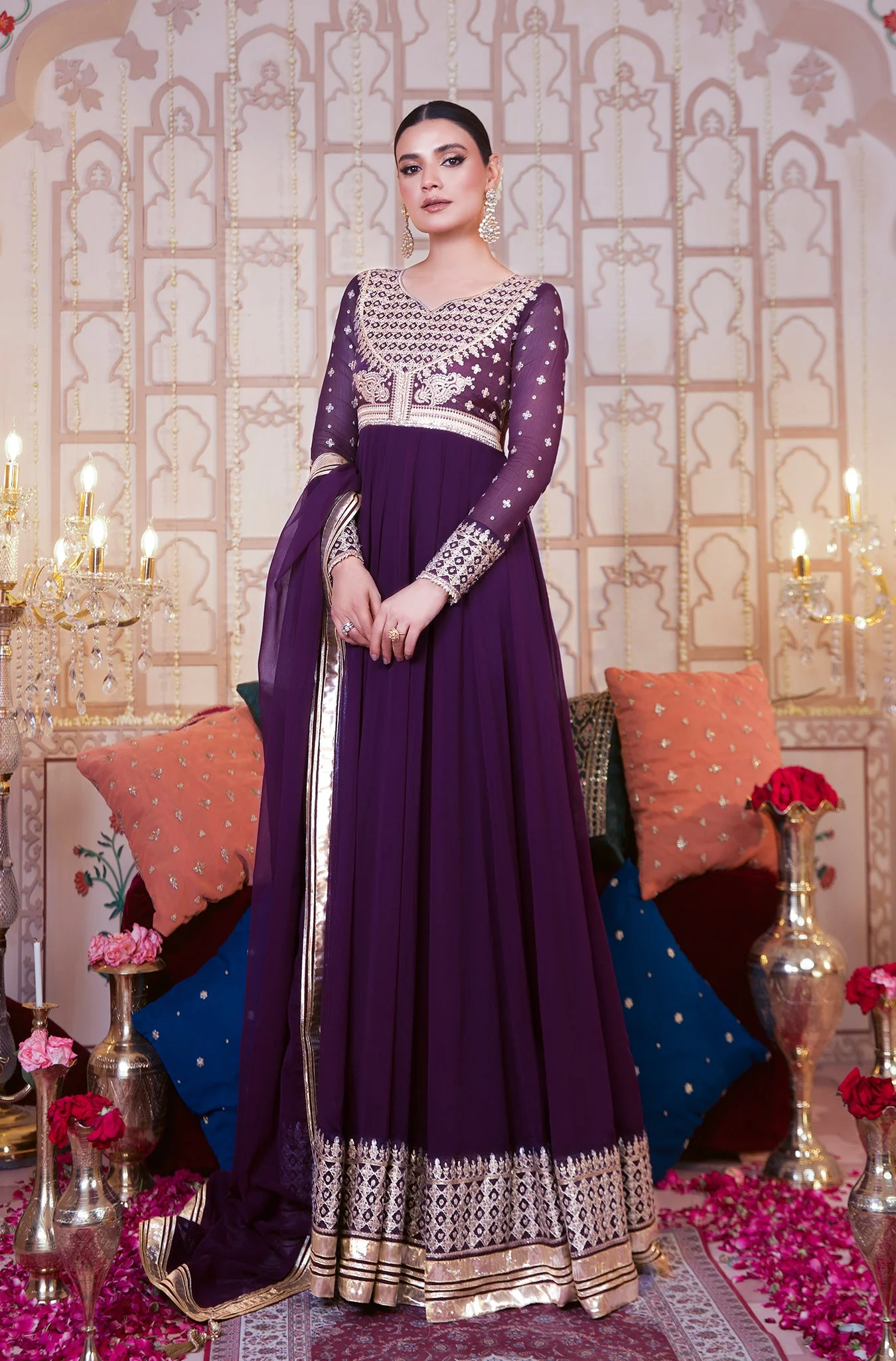 Kalidaar Frocks By Asma & Sidra Stitched Formals Suit-RUBAB - Image 5