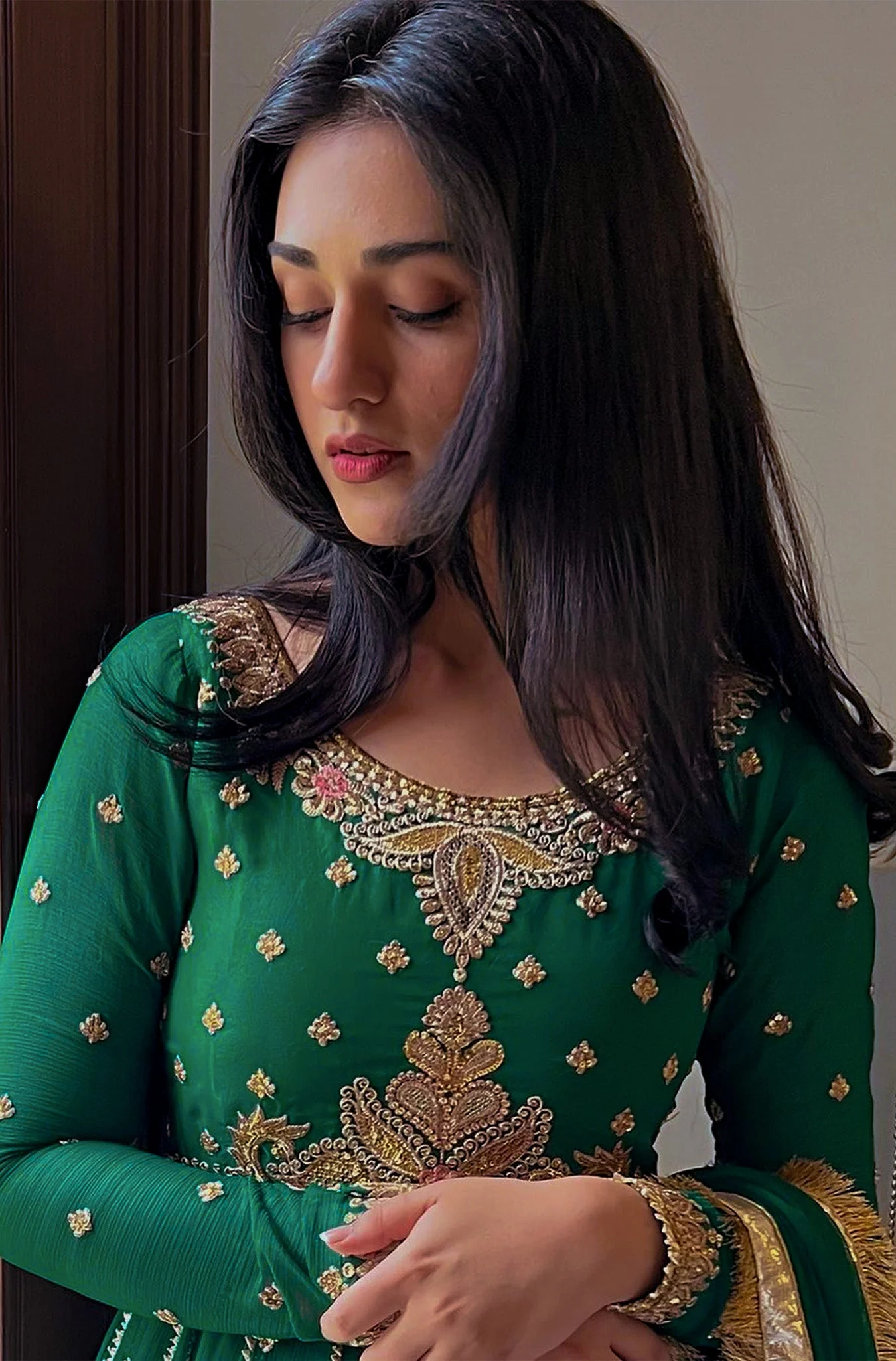 Kalidaar Frocks By Asma & Sidra Stitched Formals Suit-Sarah Khan - Image 3