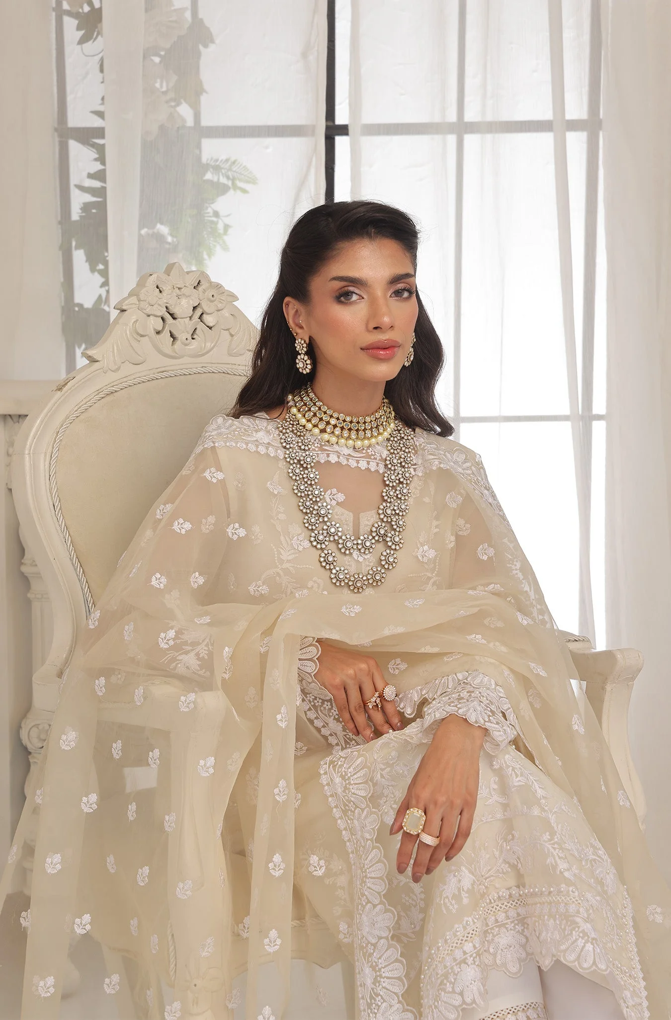 The Feminine Era By Asma & Sidra Stitched Formals Suit-Vanessa - Image 7