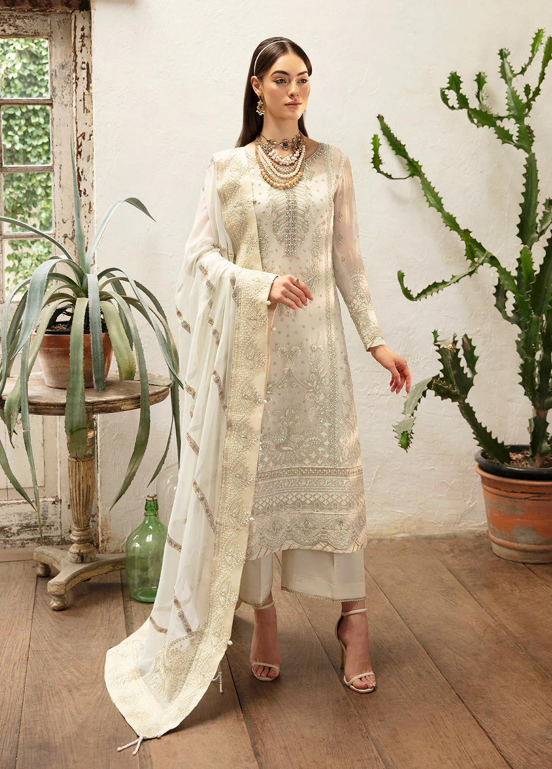 Chant de l'Amour' by Gulaal Unstitched 3 Piece Eid Formals Vol 1 Suit-ASTERIA (GL-EC-24V1-04)