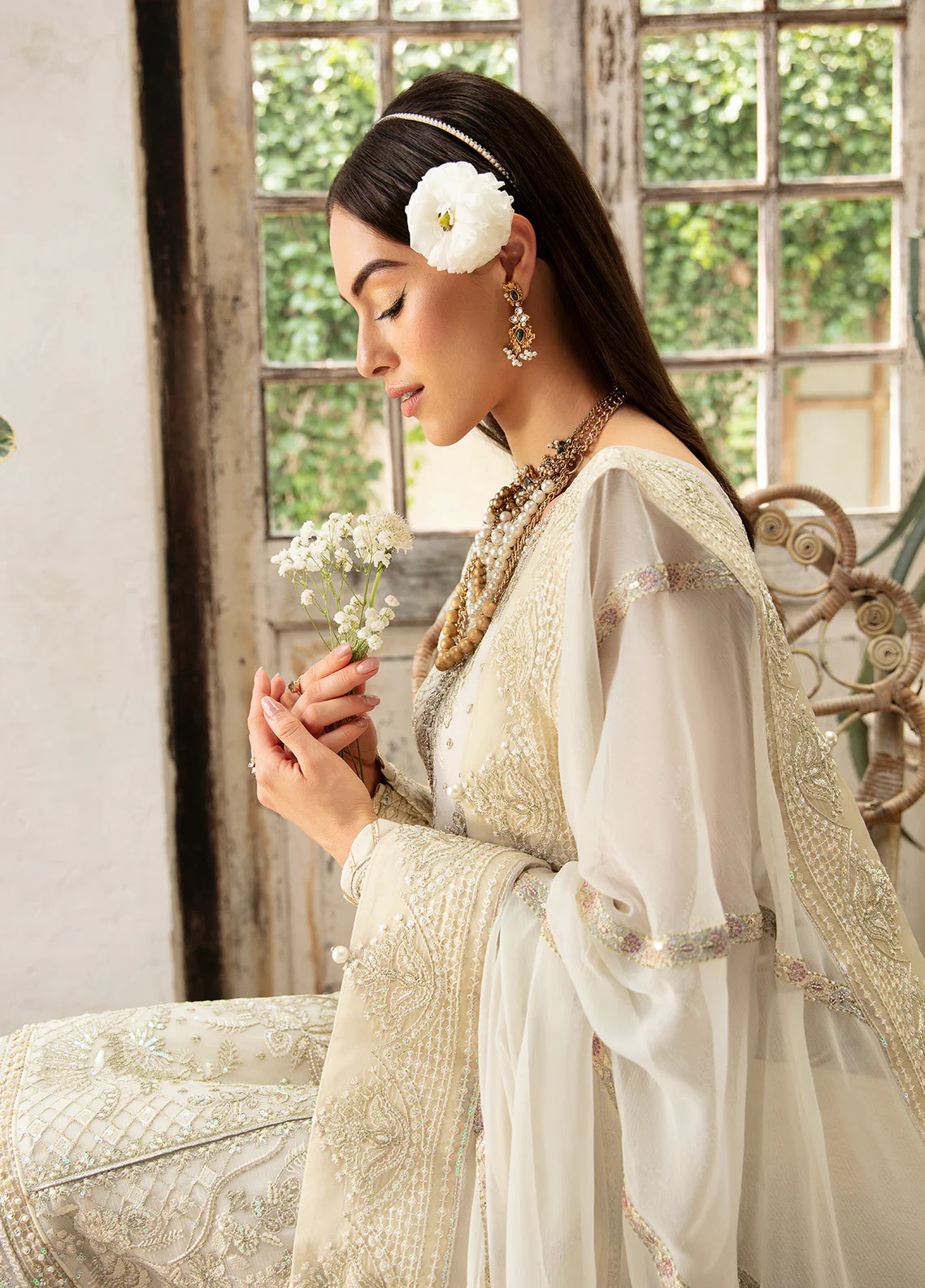 Chant de l'Amour' by Gulaal Unstitched 3 Piece Eid Formals Vol 1 Suit-ASTERIA (GL-EC-24V1-04) - Image 5