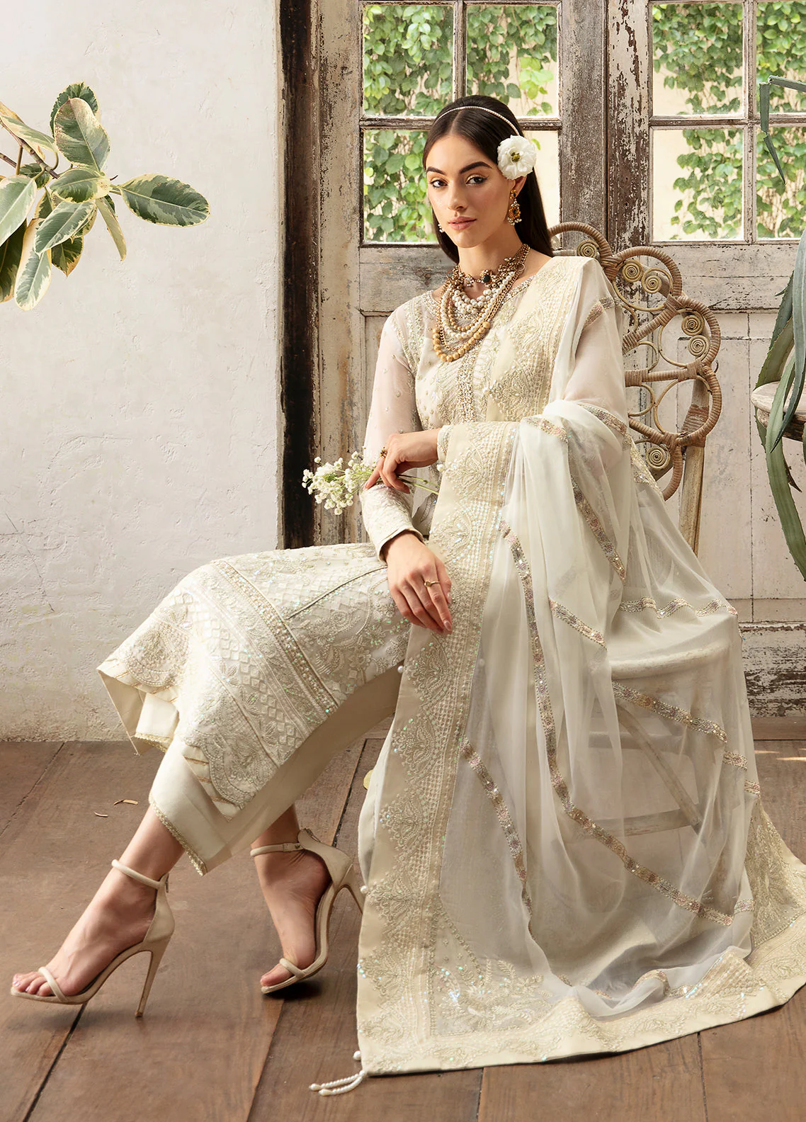 Chant de l'Amour' by Gulaal Unstitched 3 Piece Eid Formals Vol 1 Suit-ASTERIA (GL-EC-24V1-04) - Image 6