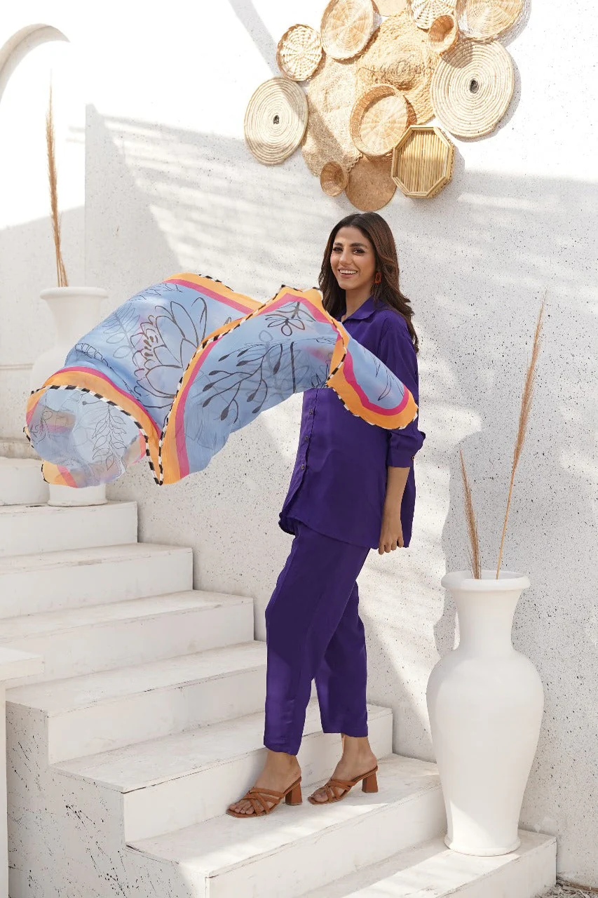 Dhaga Dupatta-Autumn Elegance - Image 3
