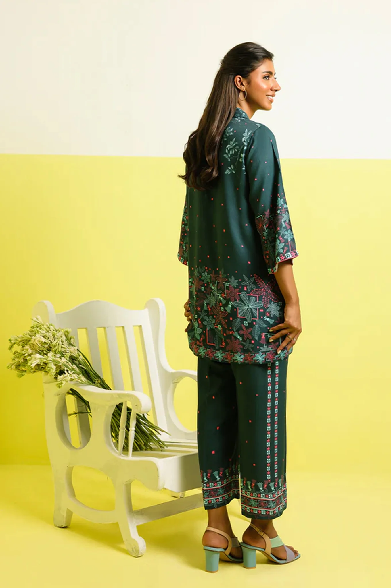 Elara By Sahar Unstitched 2 Piece Printed Marina Twill Fall Suit-AW1-25-28-UNS - Image 3