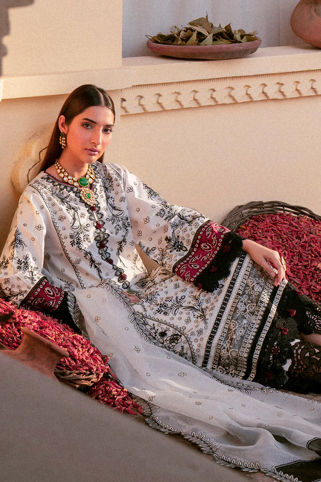 Zarposh Unstitched 3 Piece Summer Lawn Collection-Ayden - Image 5