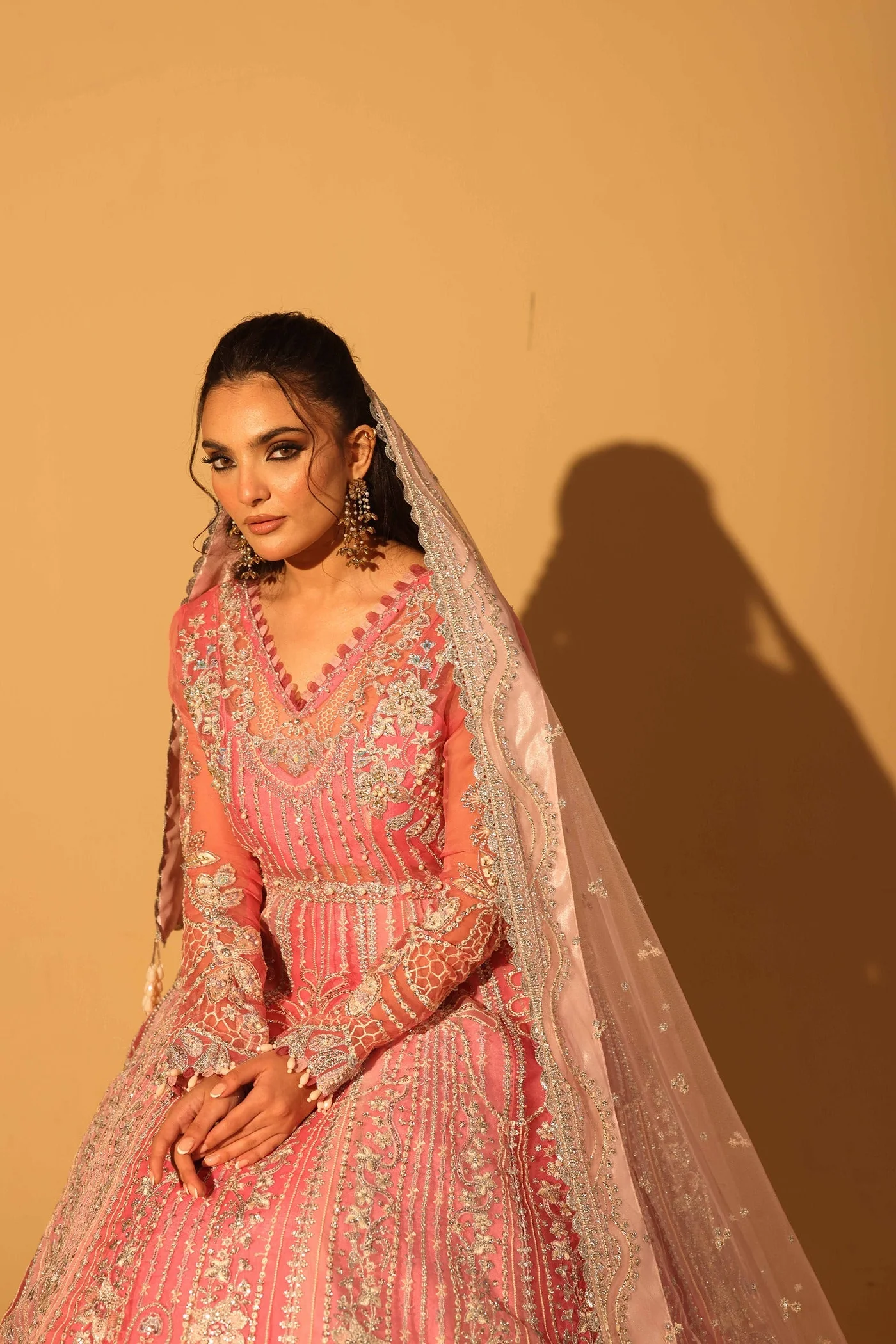 Aylin Unstitched 3 Piece Luxury Silk Edit Suit-Petal Bloom - Image 2
