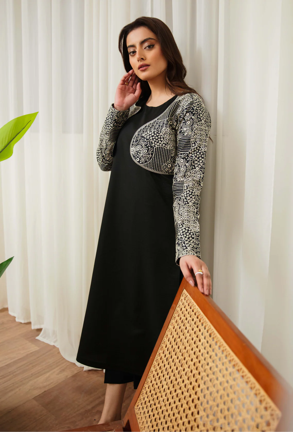Ayra By Humdum Stitched 2 Piece Emb Lawn Collection-D-05 - Image 3