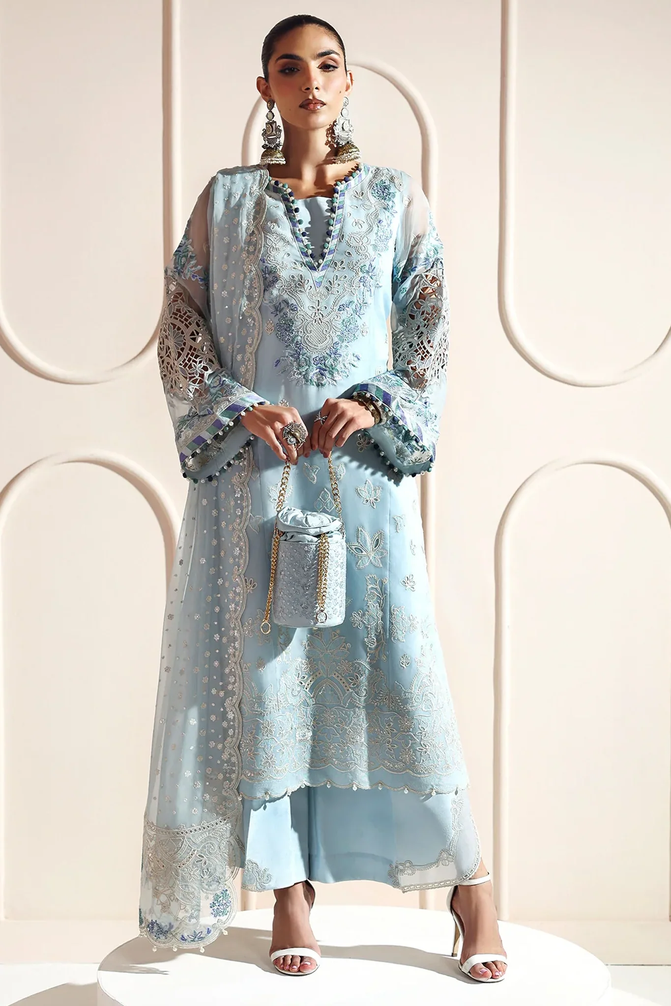 Aymal By Alizeh Unstitched 3 Piece Formals Vol-02 Suit-BCH-2204-Dhanak