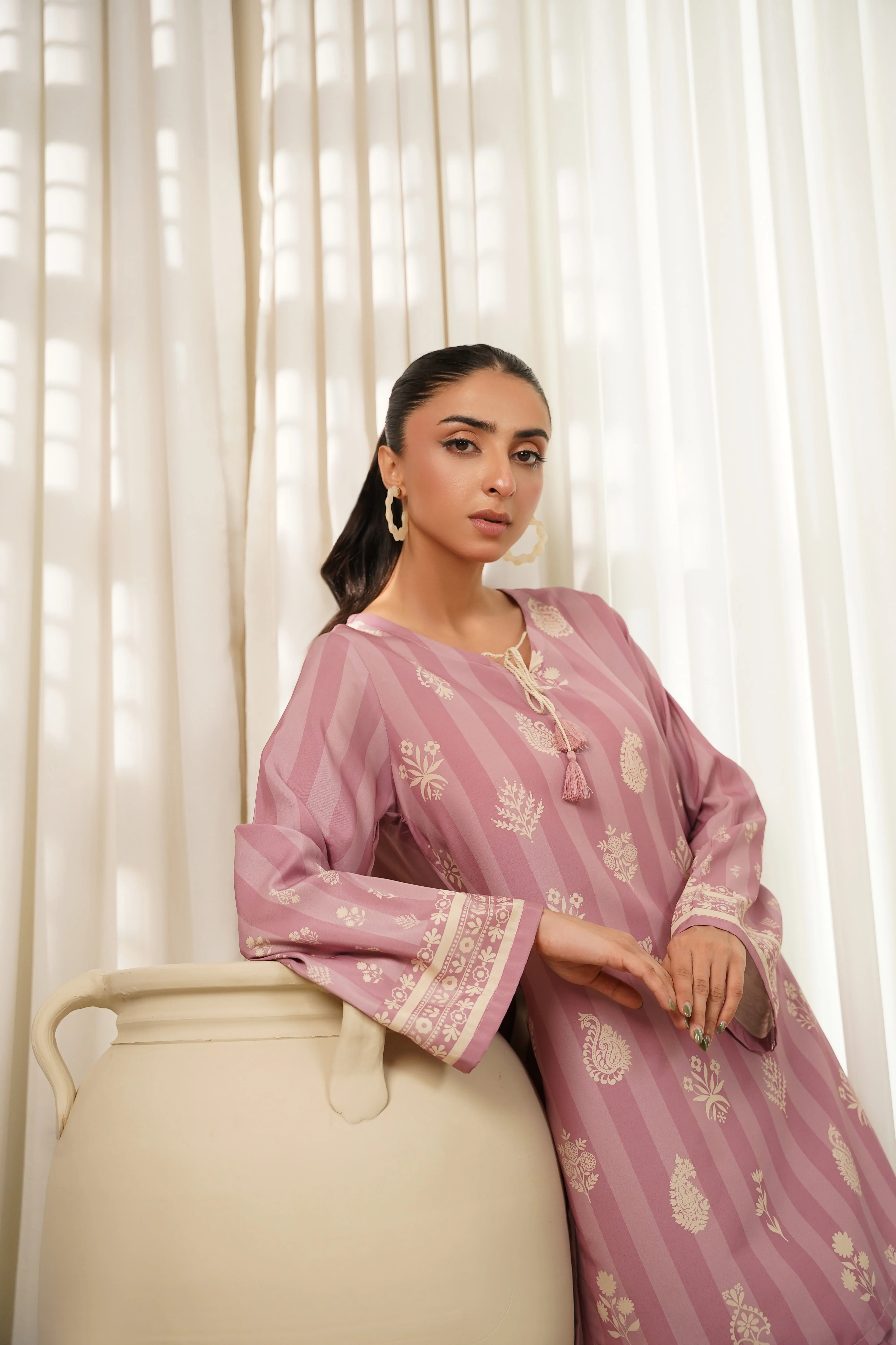 Dhaga Stitched 2 Piece Poly Cambric Suit-Beatrice - Image 6