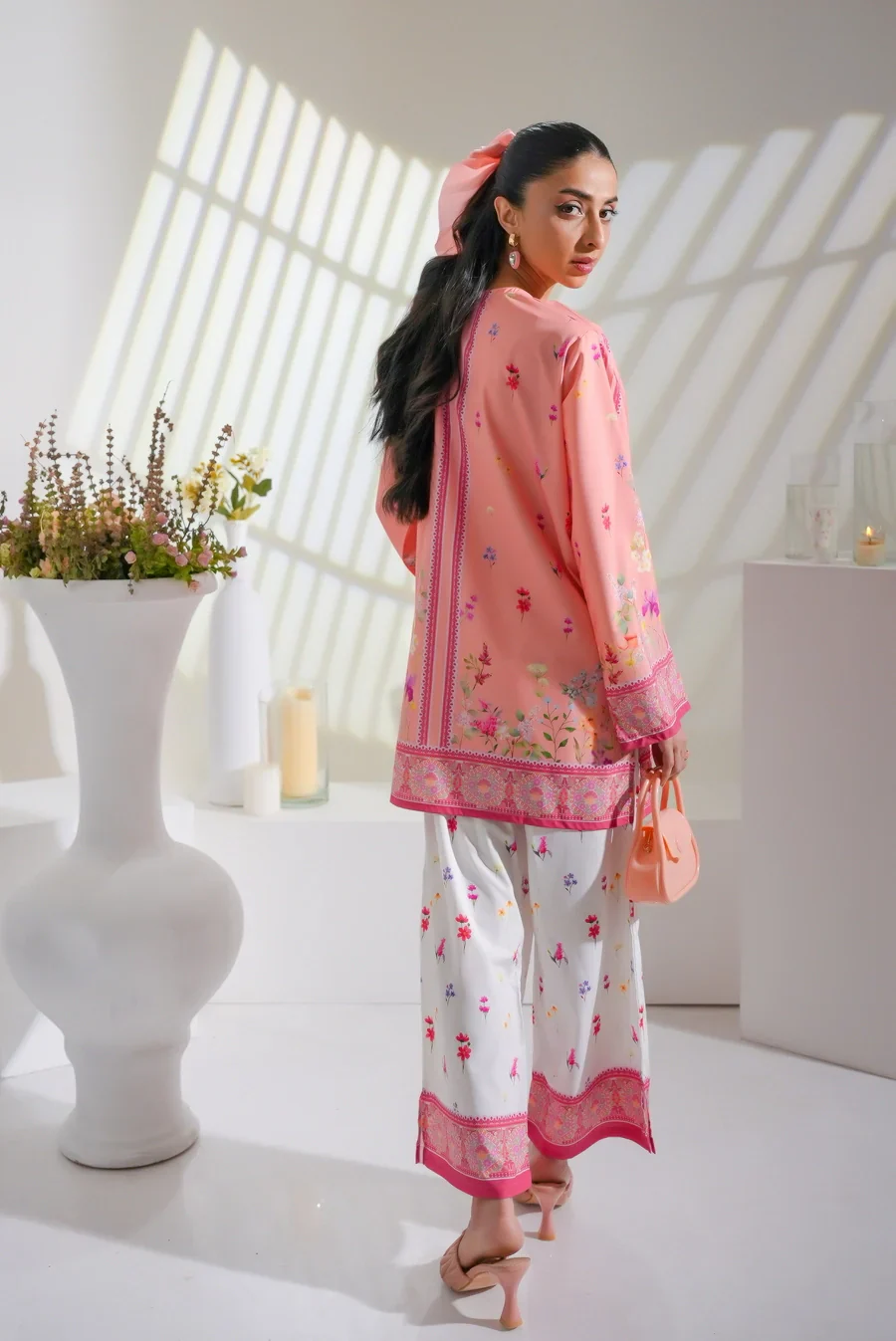 Dhaga Stitched 2 Piece Crepe Suit-Bella - Image 6