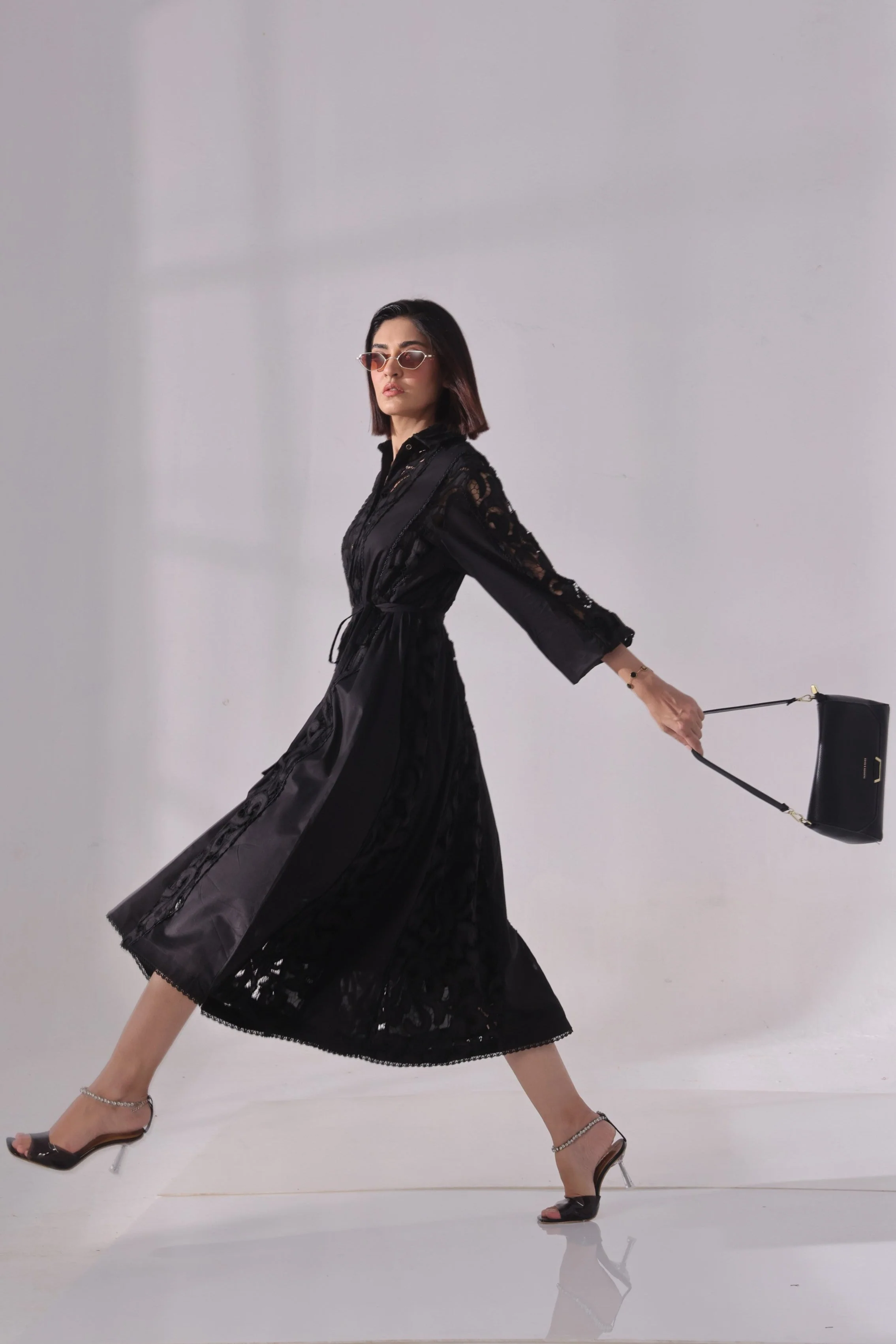 Ora Fashion Stitched Dress Suit-Raha Long Dress - Image 5