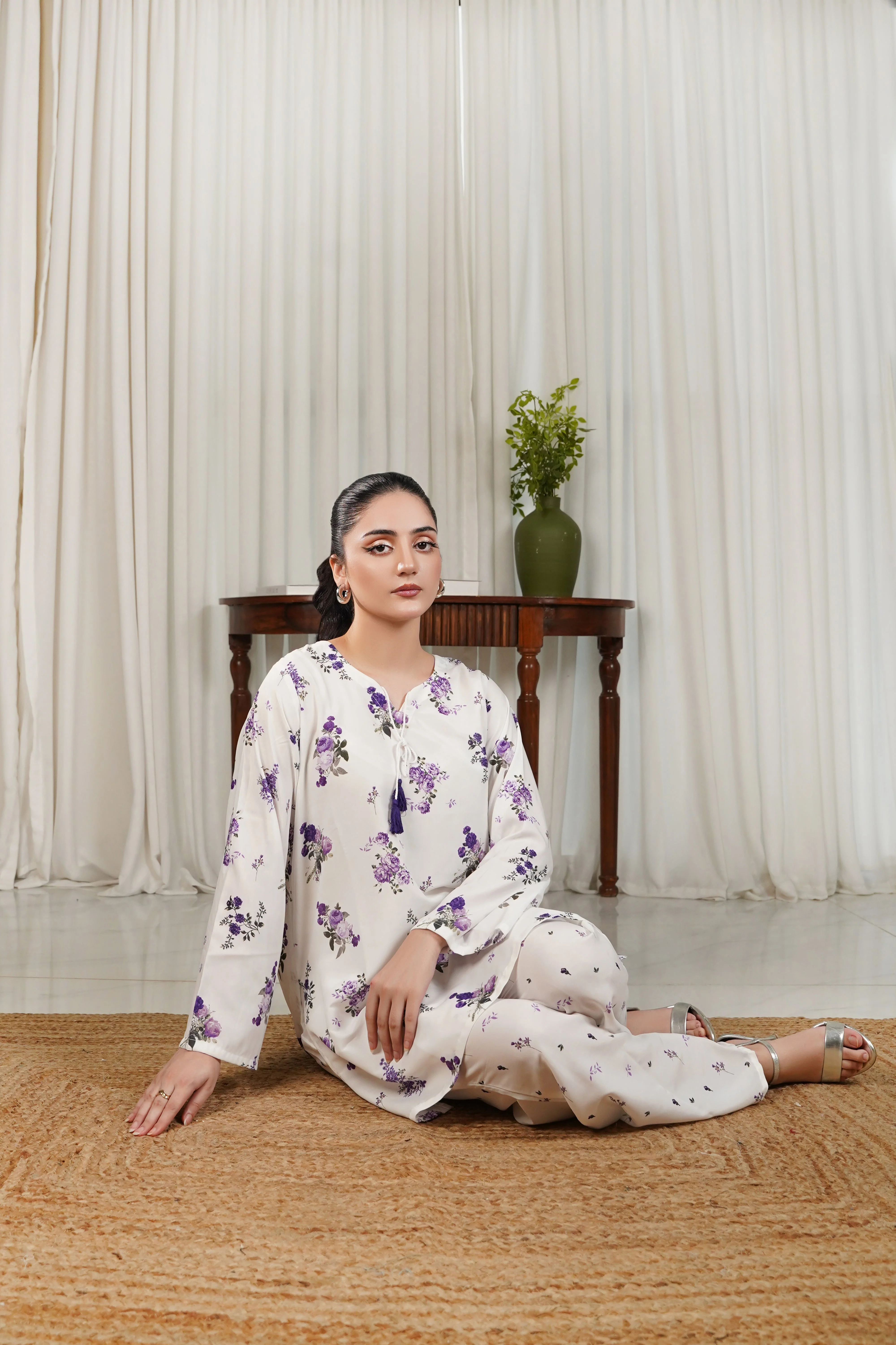 Dhaga Stitched 2 Piece Poly Cambric Suit-Blaire - Image 5