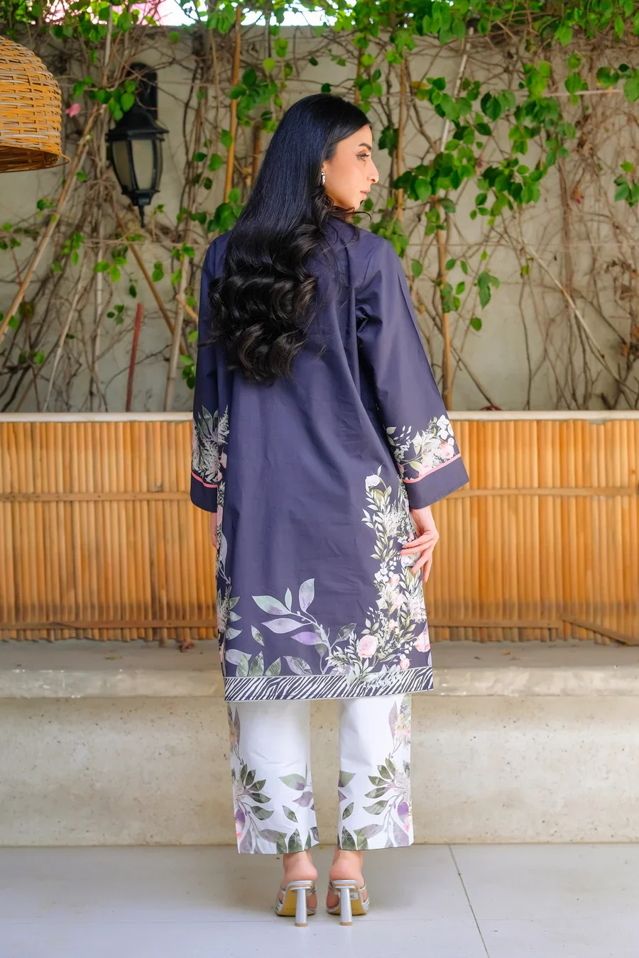 Amal Stitched 2 Piece Luxury Lawn Collection-Tiffany - Image 6