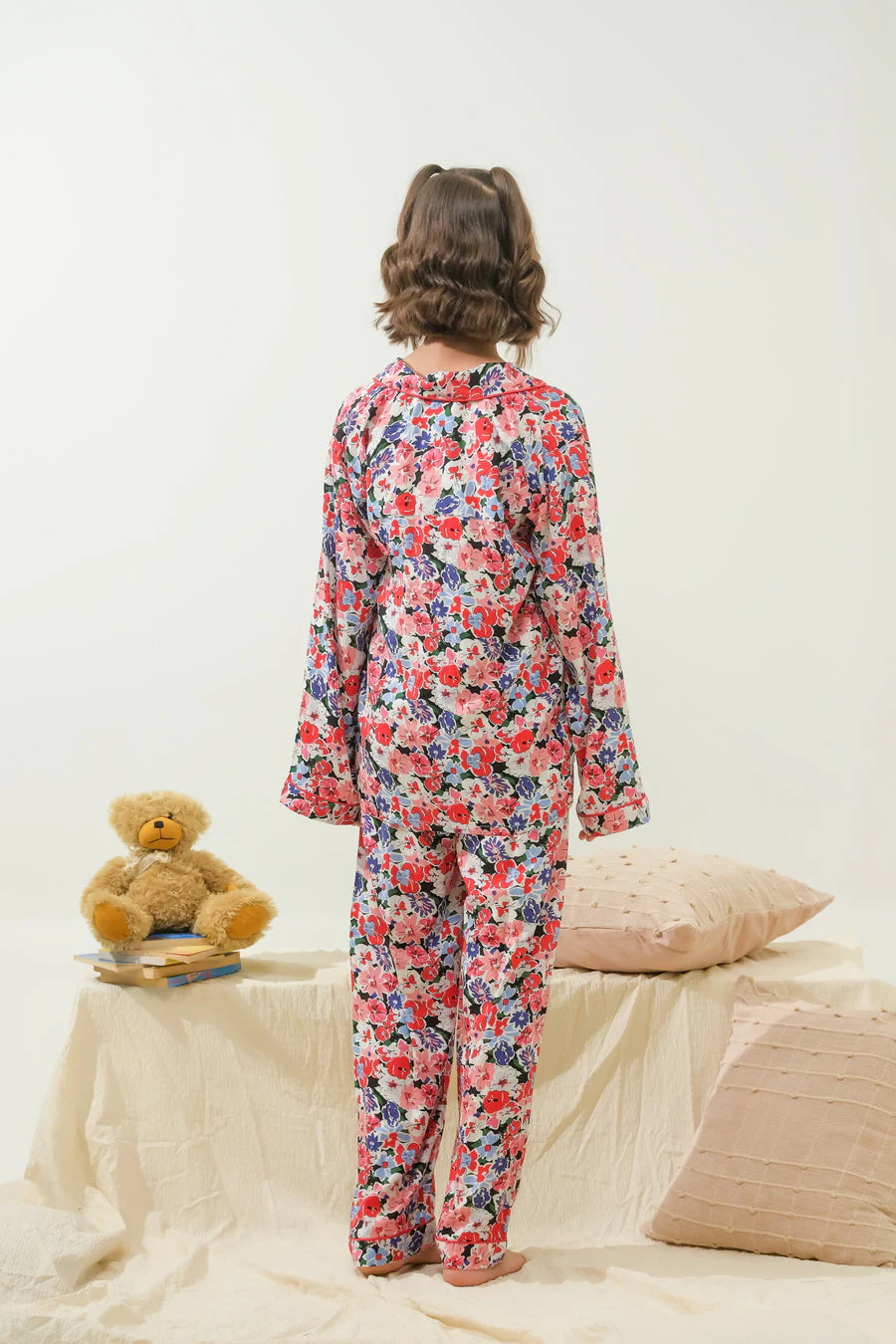 Sprinkles Stitched 2 Piece Winter Night Suit Kids Suit-Bloom Splash - Night Suit - 2pcs - Image 4