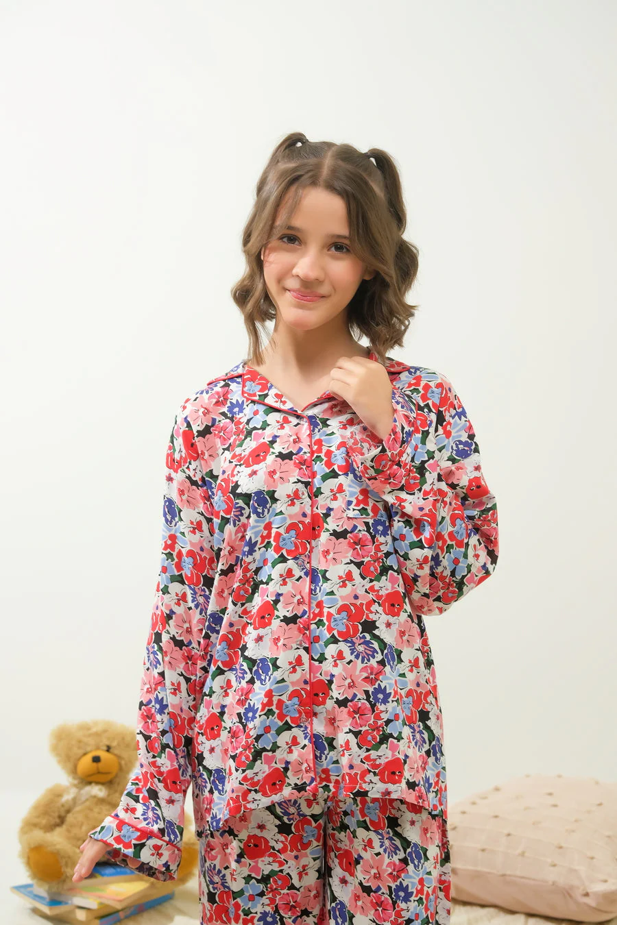 Sprinkles Stitched 2 Piece Winter Night Suit Kids Suit-Bloom Splash - Night Suit - 2pcs - Image 5