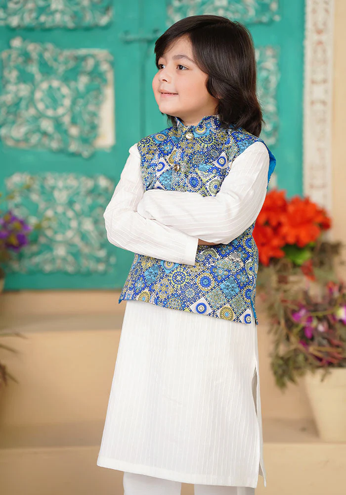 Ochre Clothing Boys 3 Pc Suit - Image 4