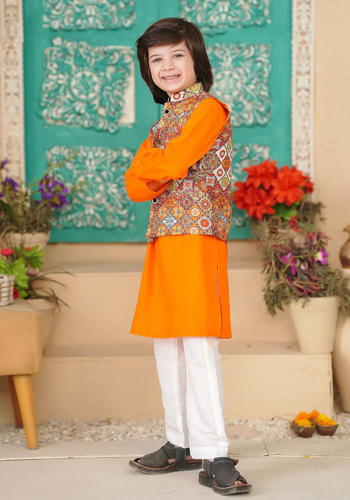 Ochre Clothing Boys 3 Pc Suit - Image 3