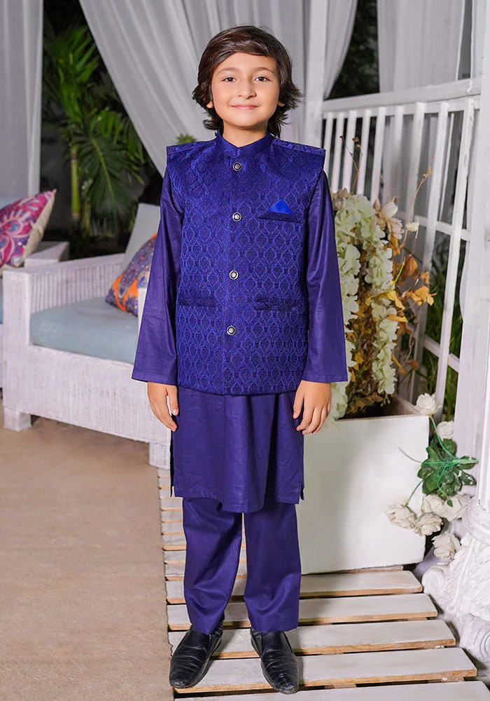 Ochre Clothing Boys 3 Pc Suit
