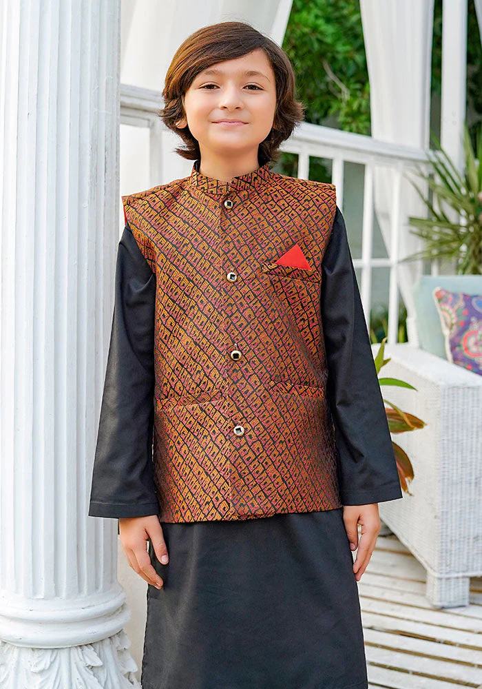 Ochre Clothing Boys 3 Pc Suit - Image 2