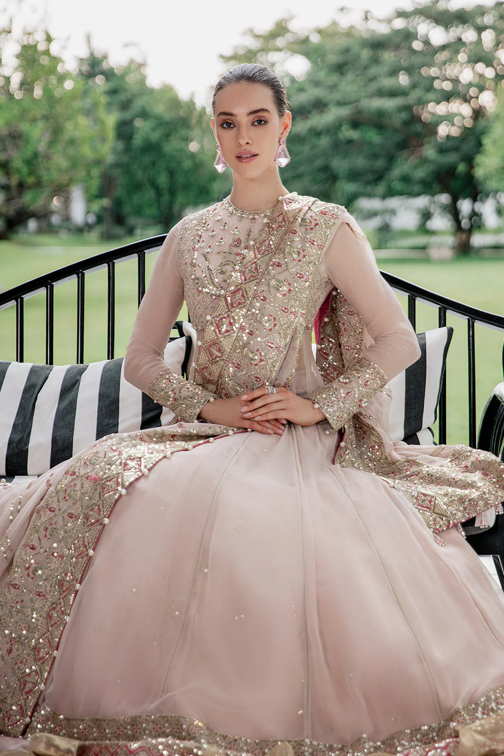 Fleurie By Meeral Unstitched 3 Piece Formals Suit-VOILA - Image 5
