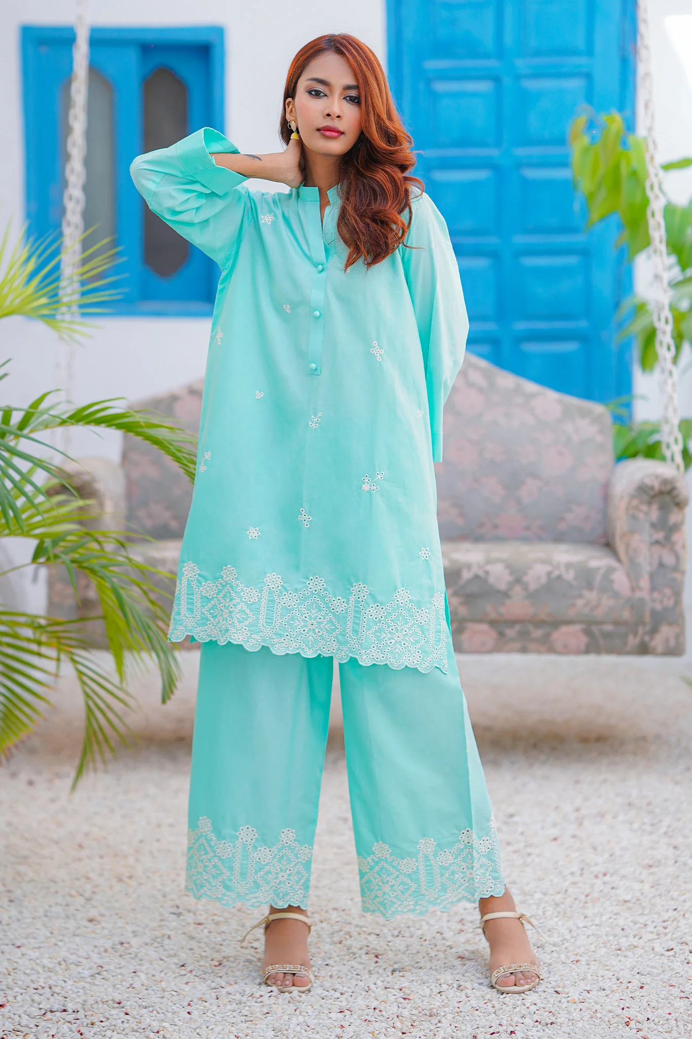 Daily Desire By Abeera Stitched 2 Piece Cotton Suit-Breeze in Style