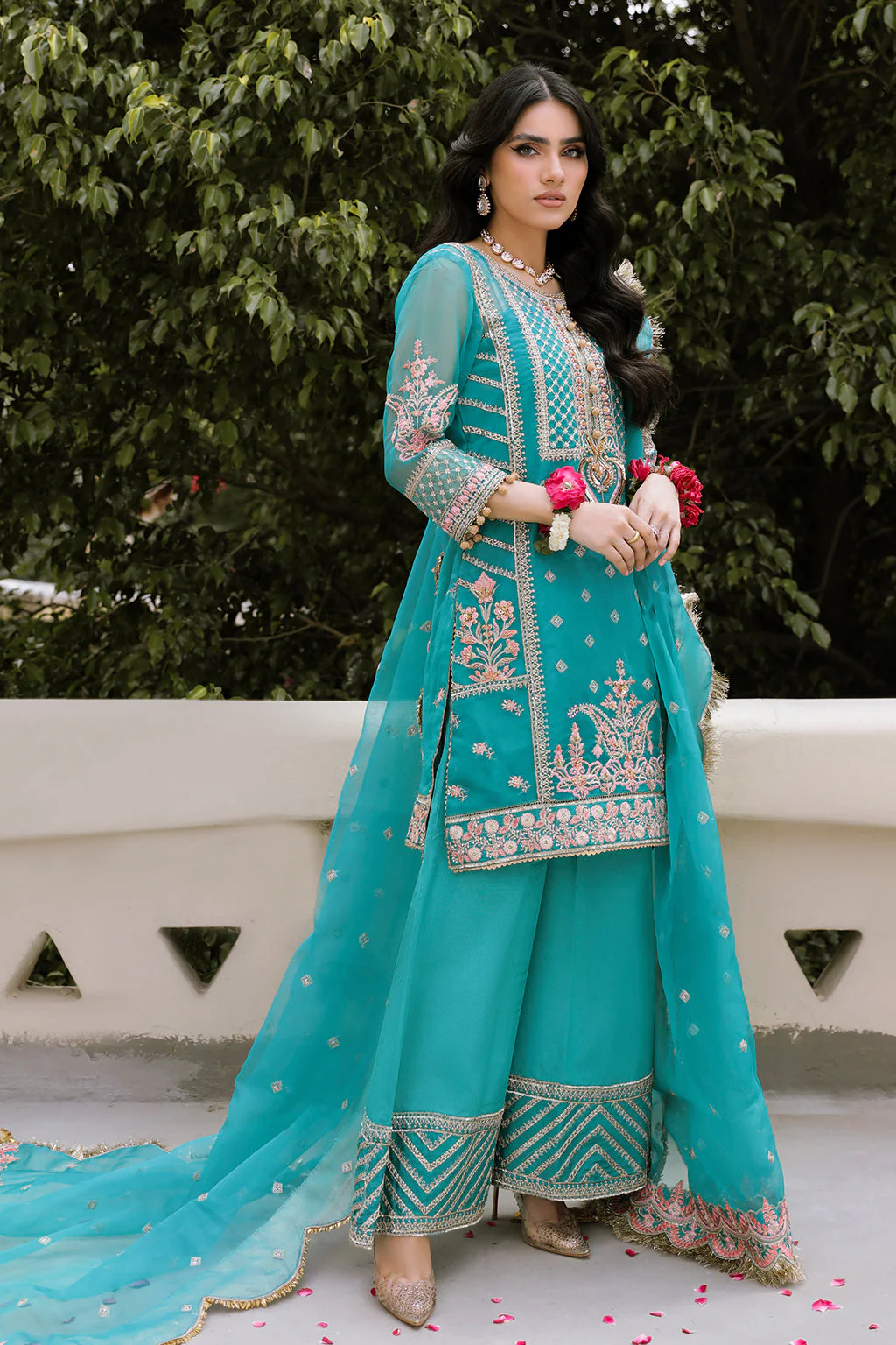 Zarposh Unstitched 3 Piece Formals Collection-BRUNNERA - Image 4