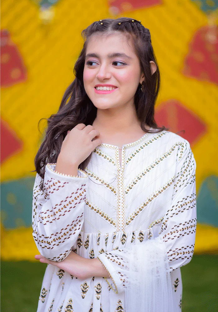 Ochre Clothing Cambric Printed 3 Pc Suit - Image 4