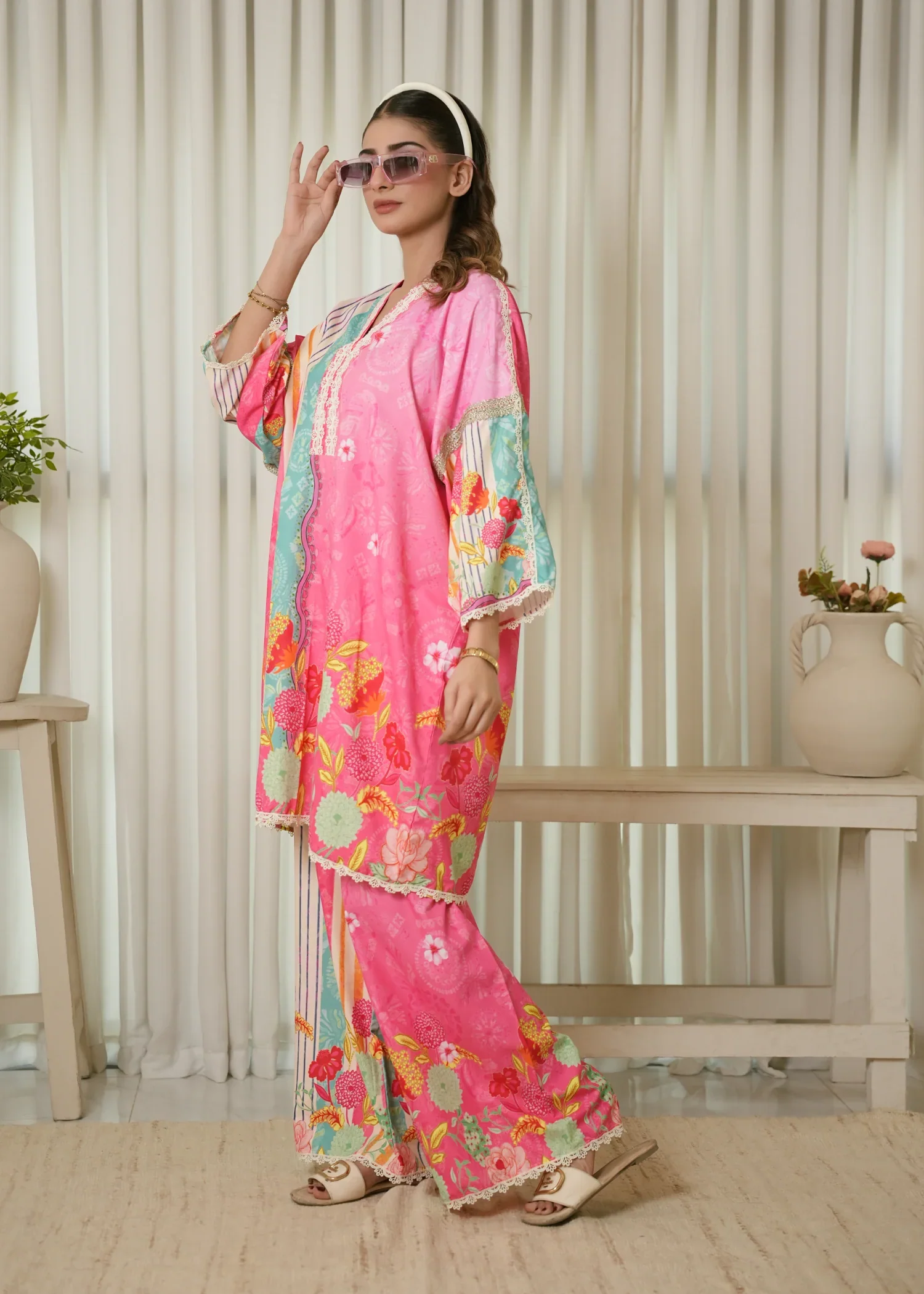Chapter One - Karashe Stitched Summer Suit-Carnival Stripes - Image 3