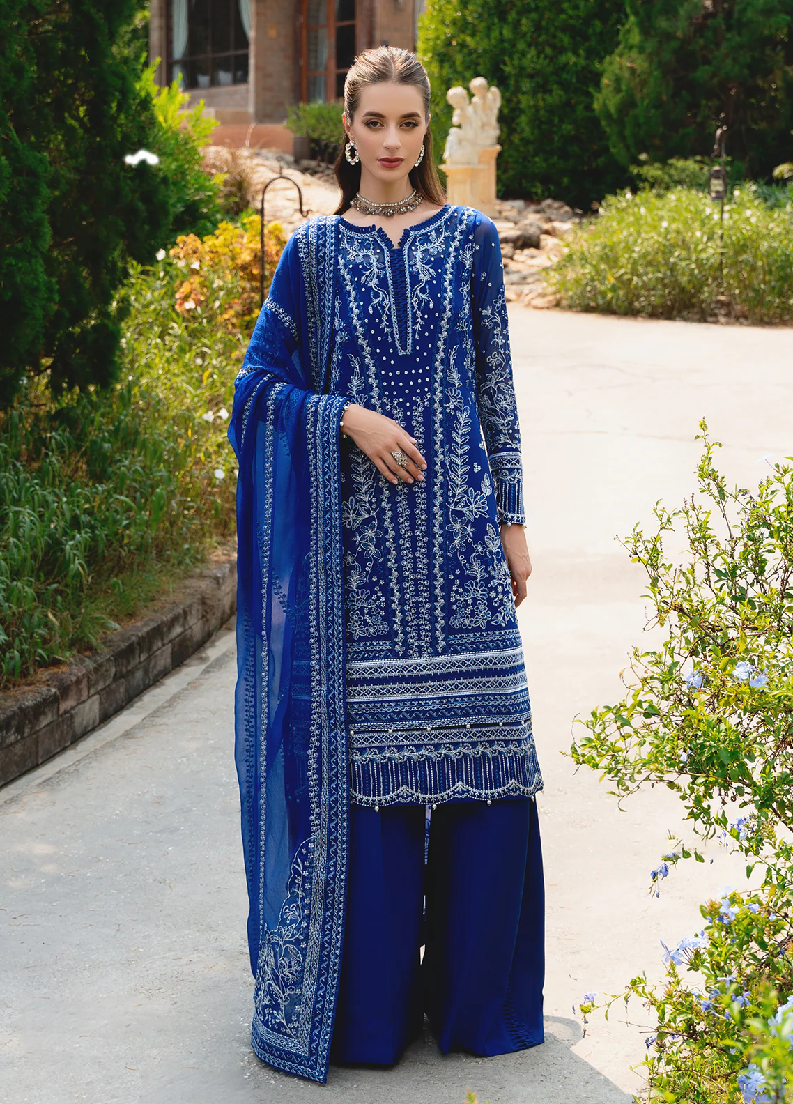 Gulaal Unstitched 3 Piece Luxury Emb Pret Suit-Celise (GL-EP-2024-20) - Image 4