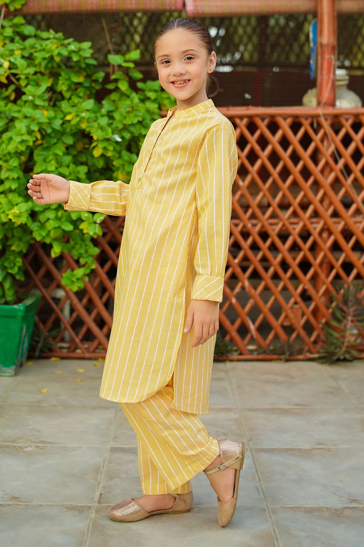 Ochre Clothing Chambray Cotton 2 Pc Suit Suit - Image 5