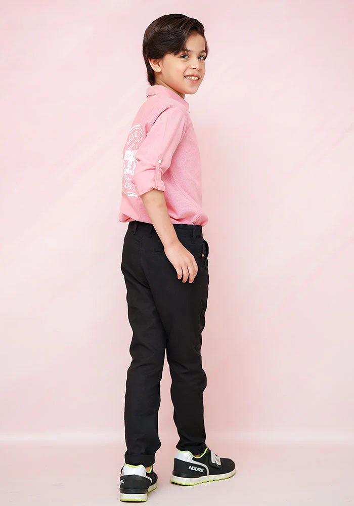 Ochre Clothing Chambray Cotton Shirt - Image 3