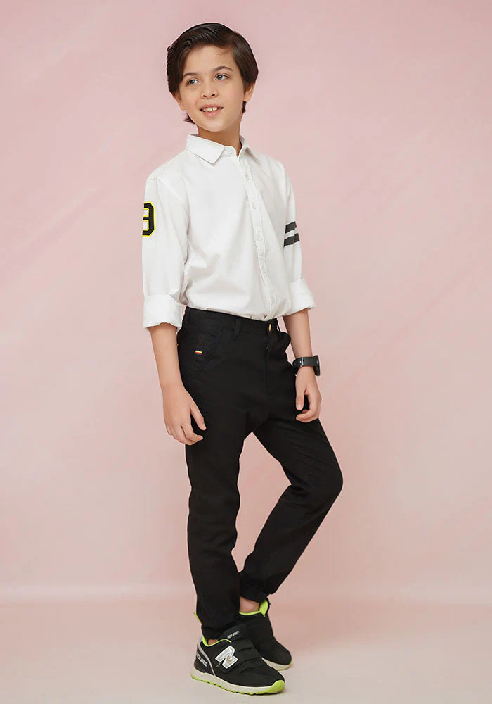 Ochre Clothing Chambray Cotton Shirt - Image 2