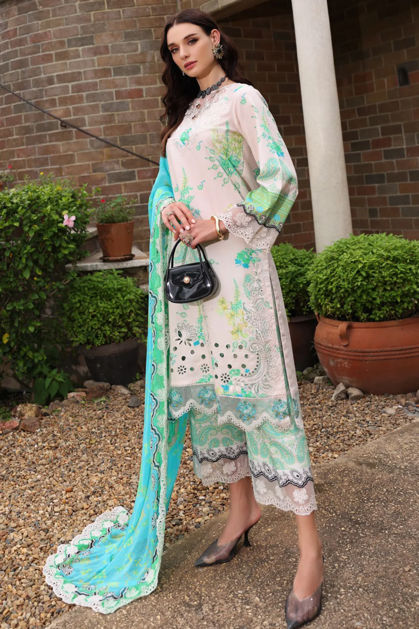 Rang-E-Bahar By Charizma Unstitched 3 Piece Emb Lawn Eid Edit Collection-CRB5-01 - Image 3