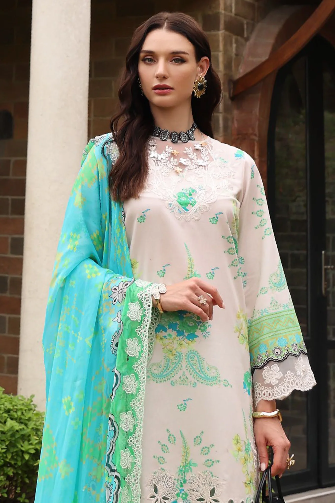 Rang-E-Bahar By Charizma Unstitched 3 Piece Emb Lawn Eid Edit Collection-CRB5-01 - Image 4