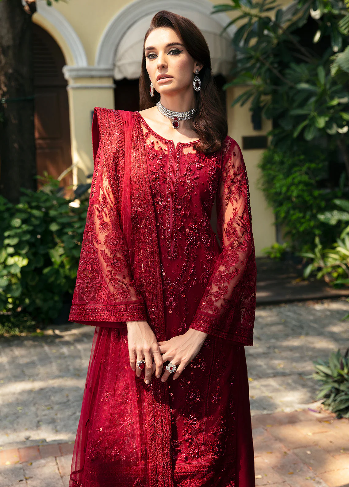 Gulaal Unstitched 3 Piece Luxury Pret Suit-Charlotte (GL-LP-24V1-24) - Image 3