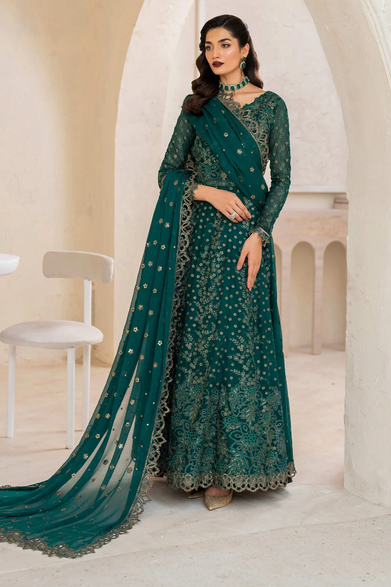 Chinon by Iznik Unstitched 3 Piece Luxury Chiffon Vol-02 Suit-CC-47