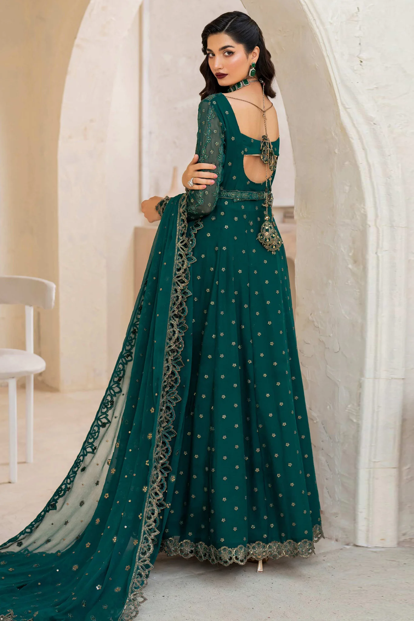 Chinon by Iznik Unstitched 3 Piece Luxury Chiffon Vol-02 Suit-CC-47 - Image 3