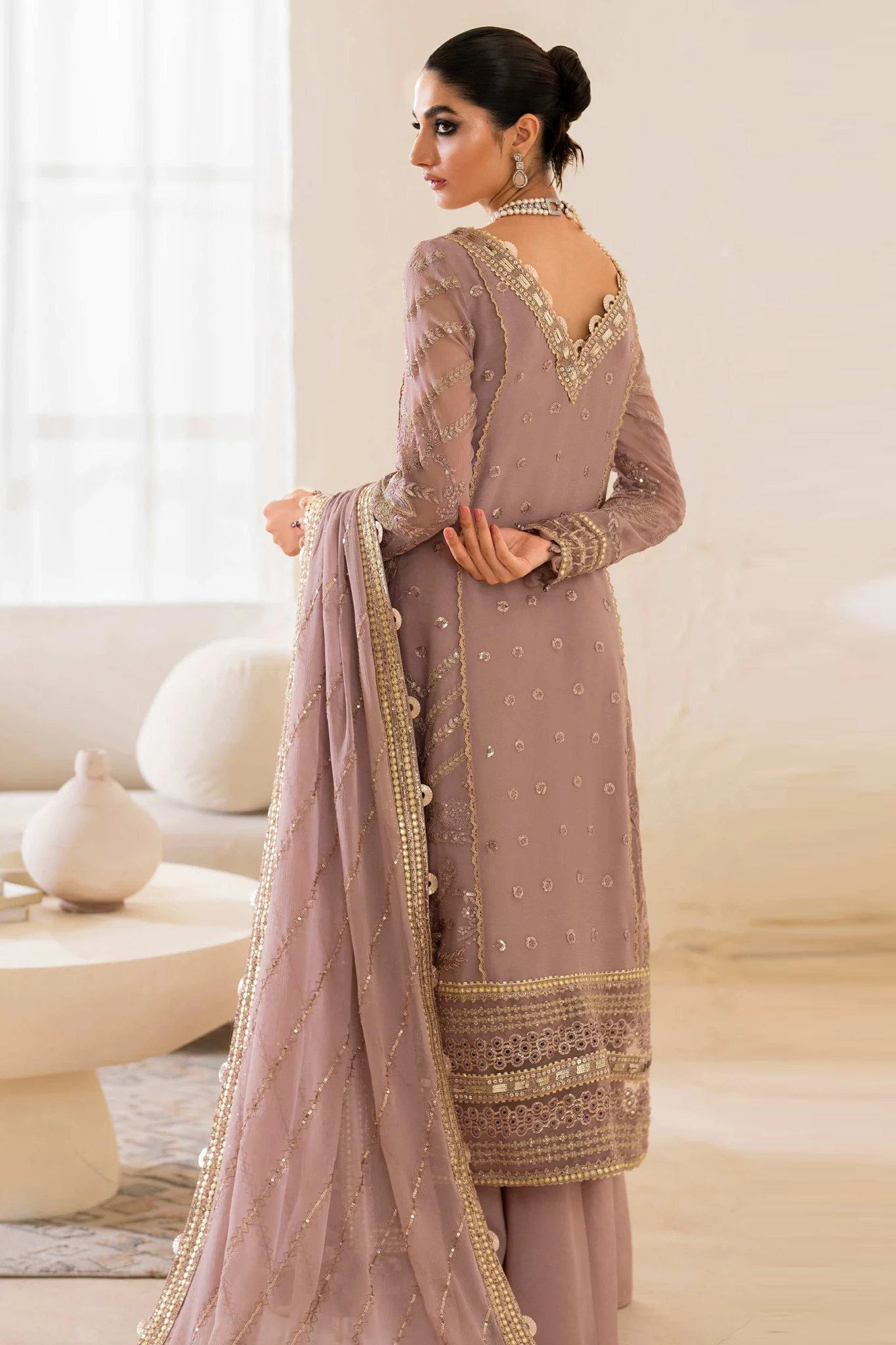 Chinon by Iznik Unstitched 3 Piece Luxury Chiffon Vol-02 Suit-CC-48 - Image 3